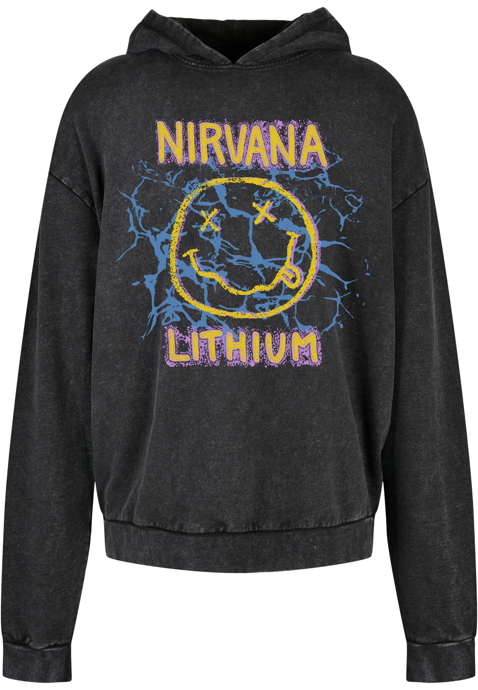 Lithium Oversize Hoody acid black XXL - workoutbrands.com