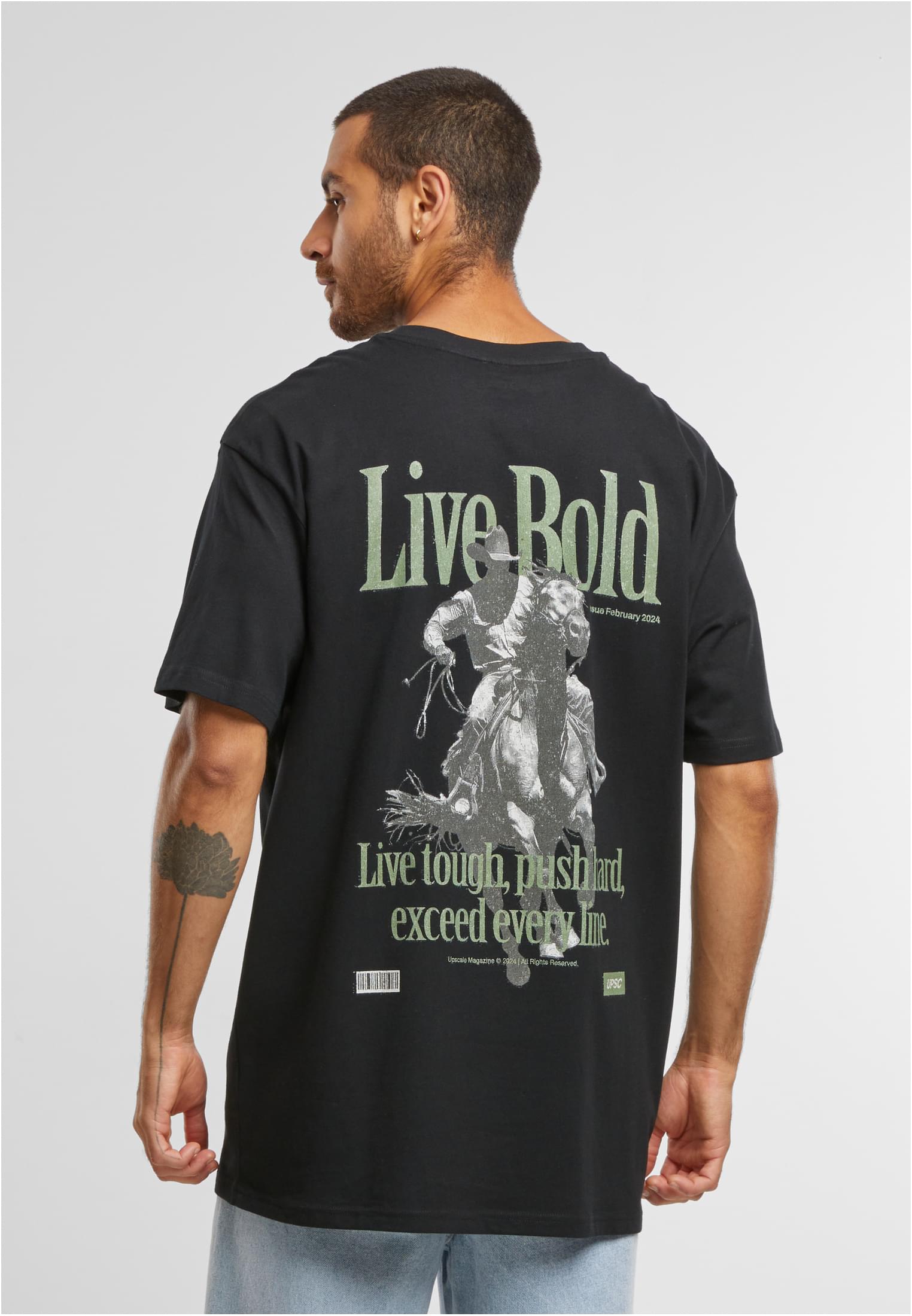 Live Bold Oversize Tee white XXL - workoutbrands.com