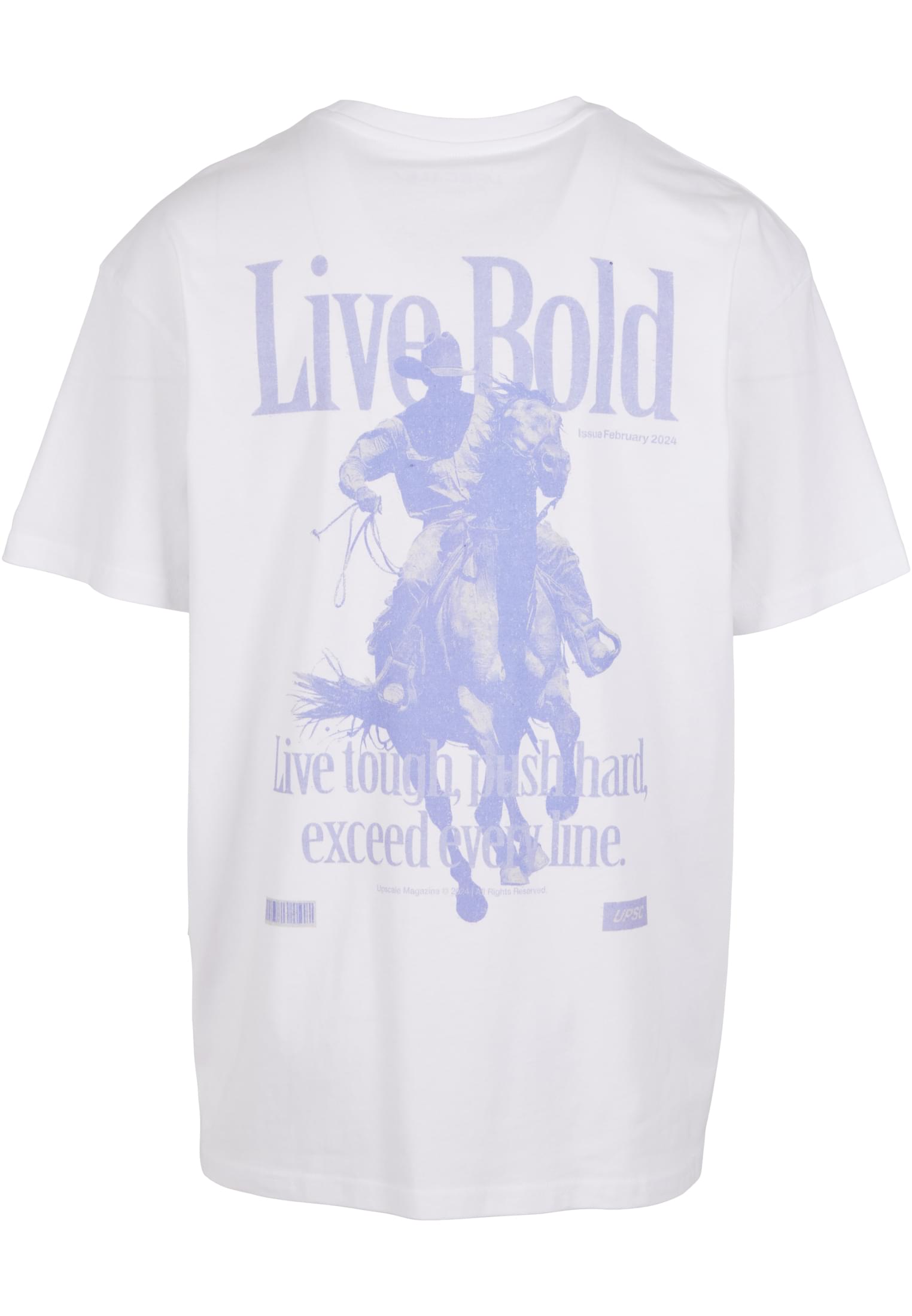 Live Bold Oversize Tee white XXL - workoutbrands.com
