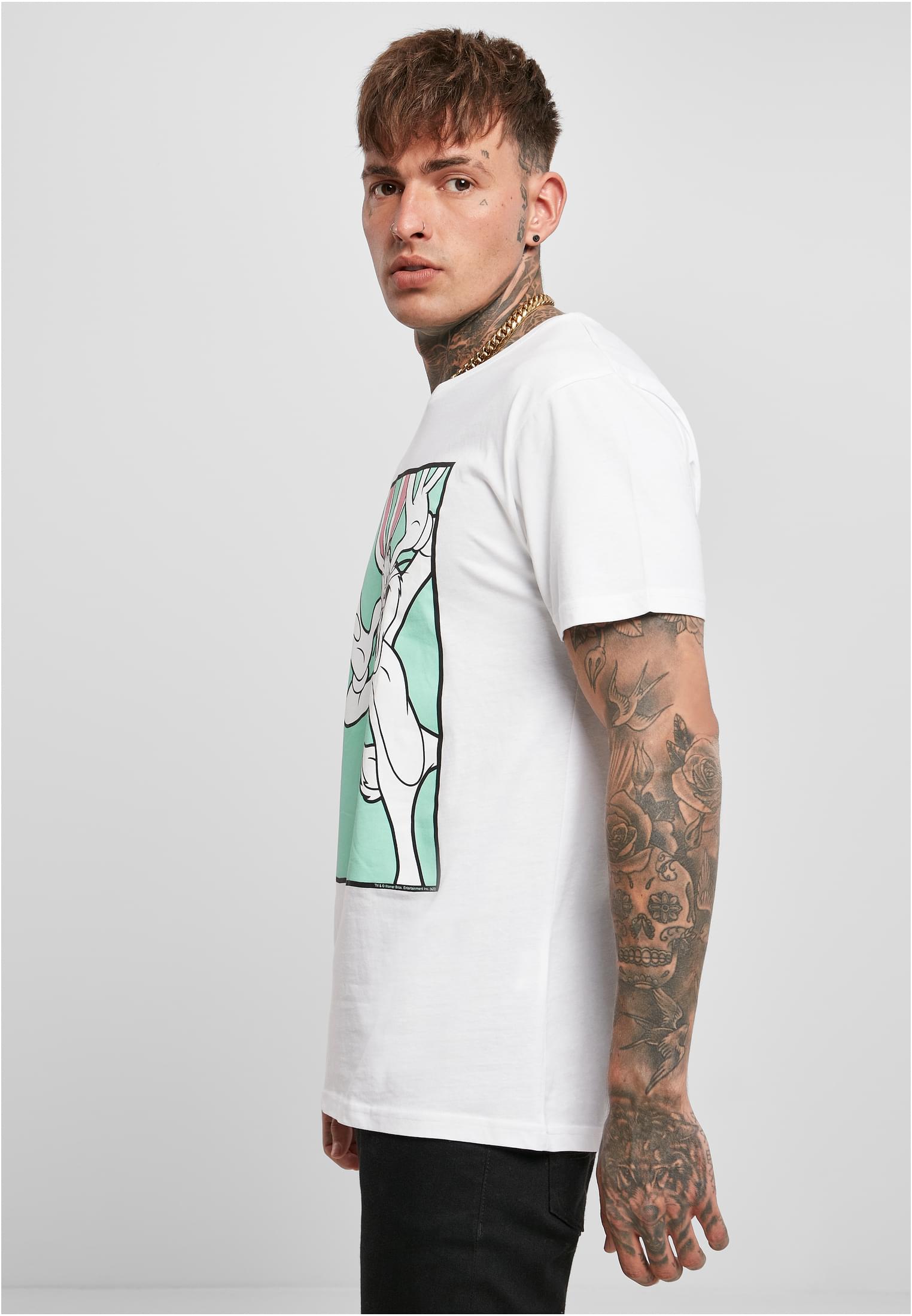 Looney Tunes Bugs Bunny Funny Face Tee white XXL - workoutbrands.com
