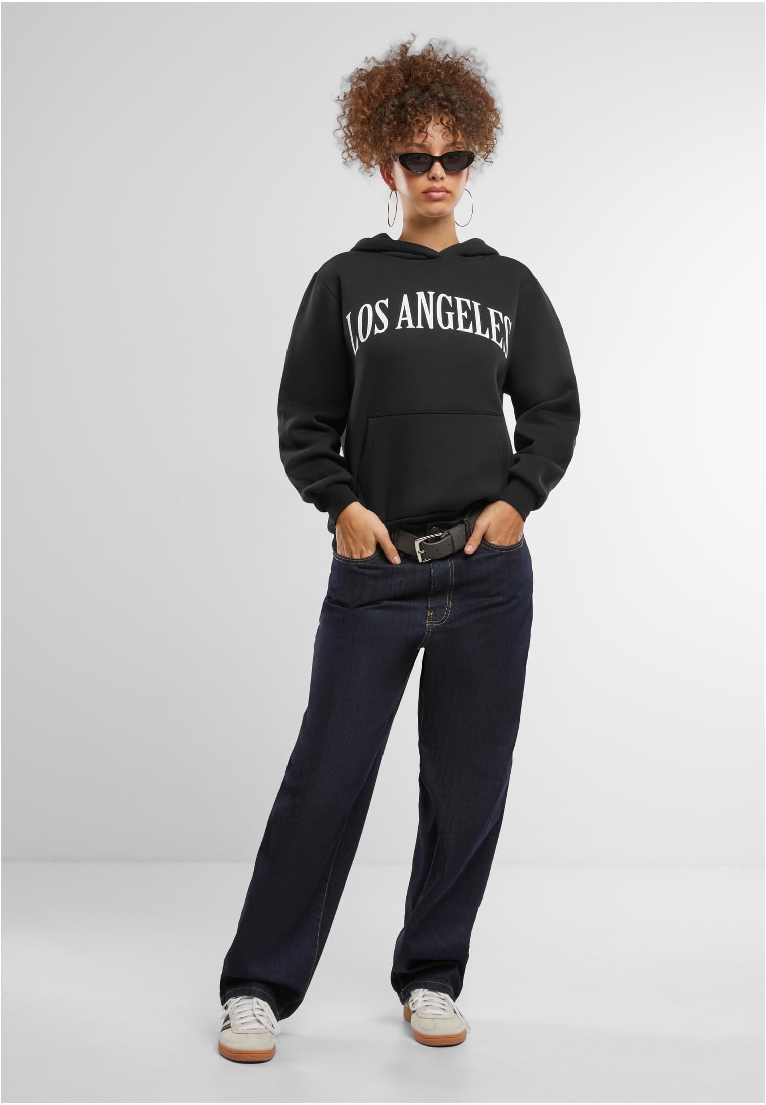Los Angeles Ladies Fluffy Hoody lightasphalt XXL - workoutbrands.com