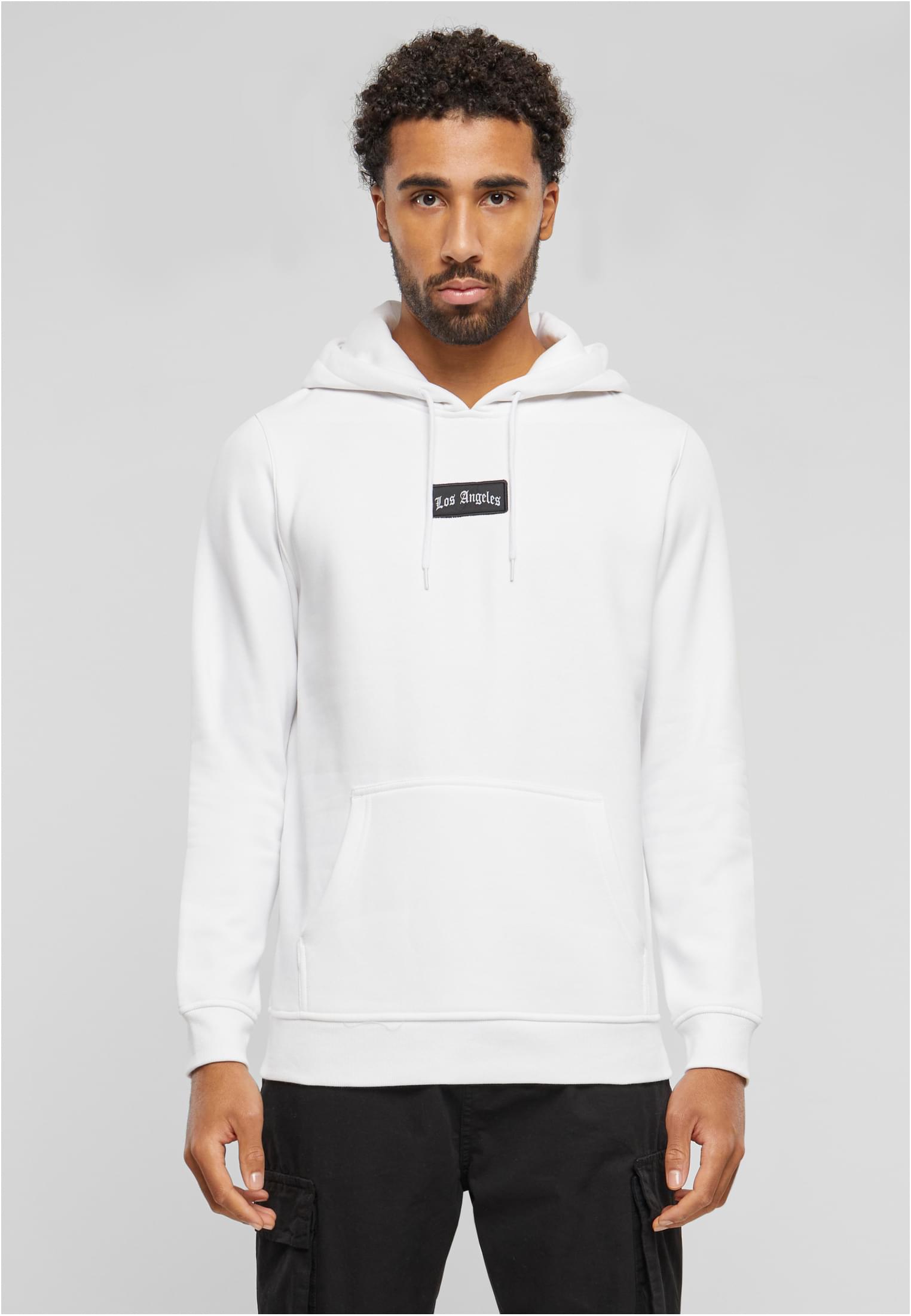 Los Angeles Patch Hoody white XXL - workoutbrands.com