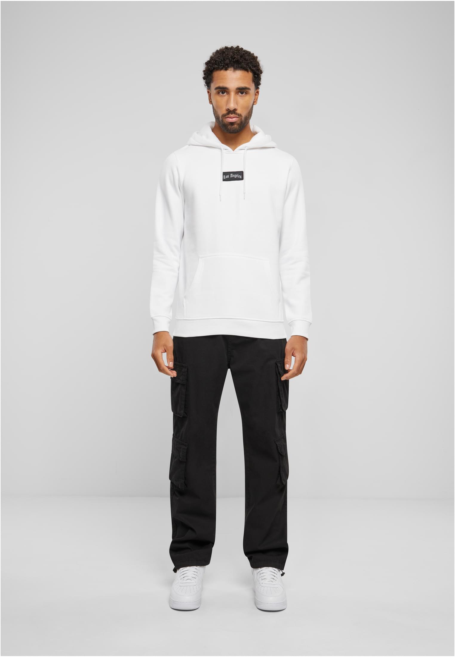 Los Angeles Patch Hoody white XXL - workoutbrands.com