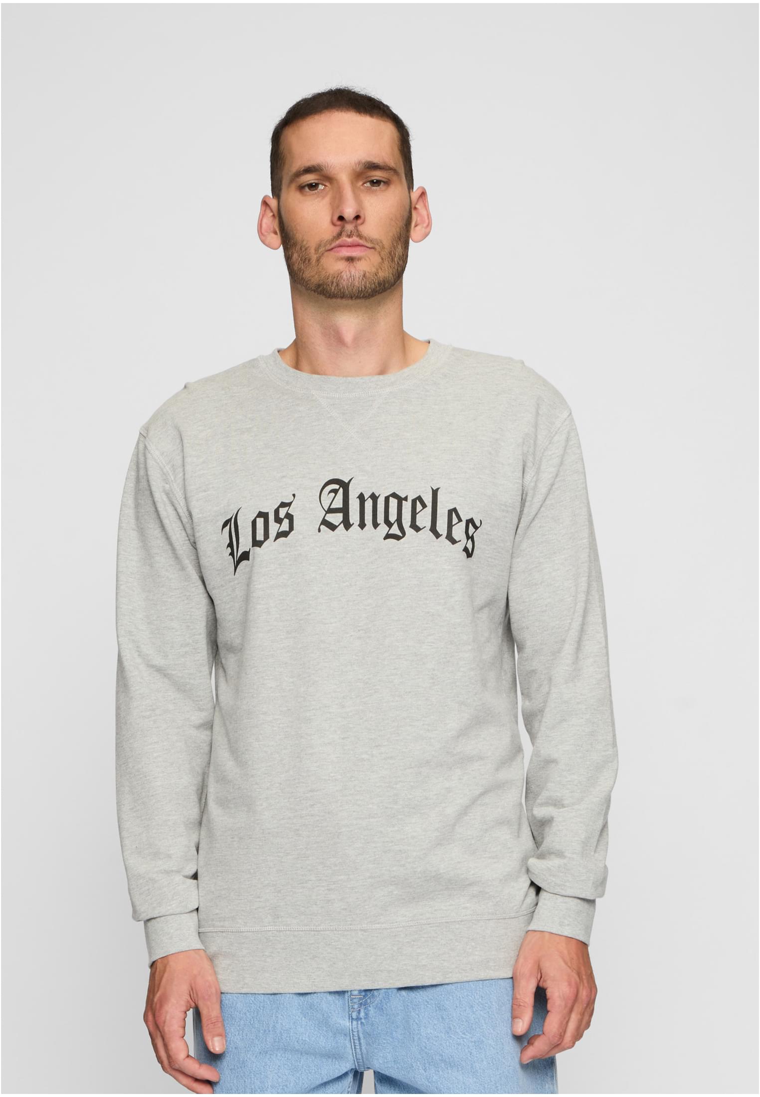 Los Angeles Wording Crewneck darksand XS - workoutbrands.com