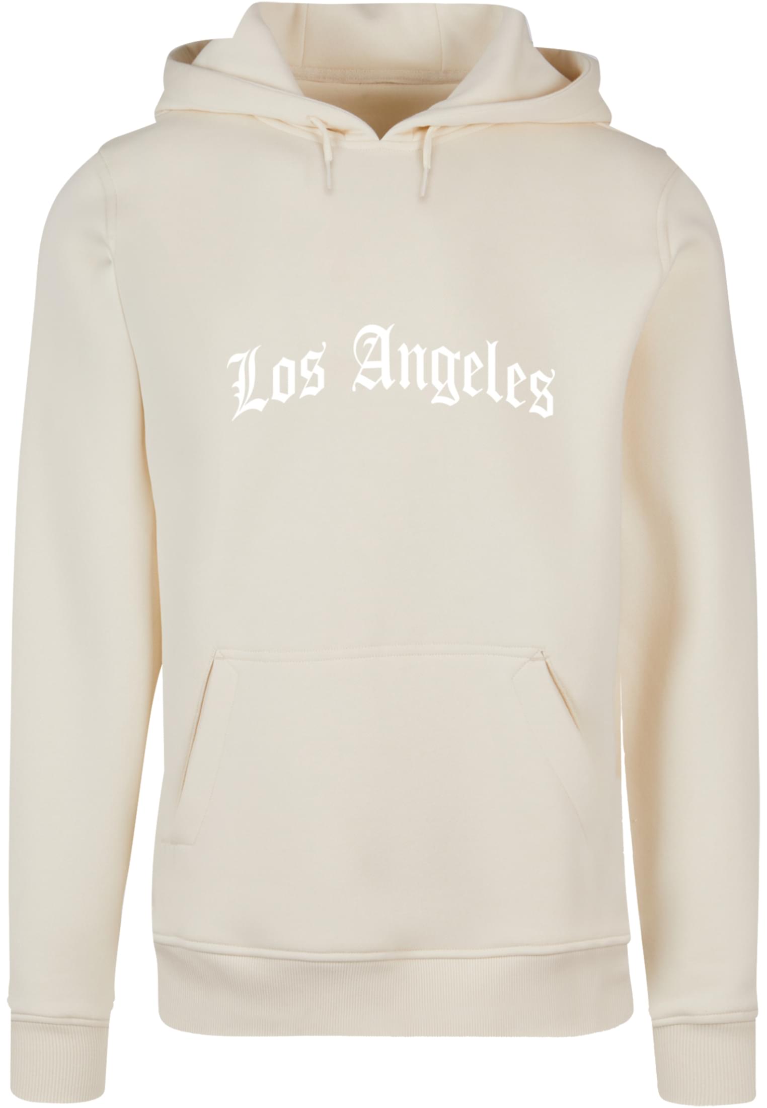Los Angeles Wording Hoody whitesand XXL - workoutbrands.com