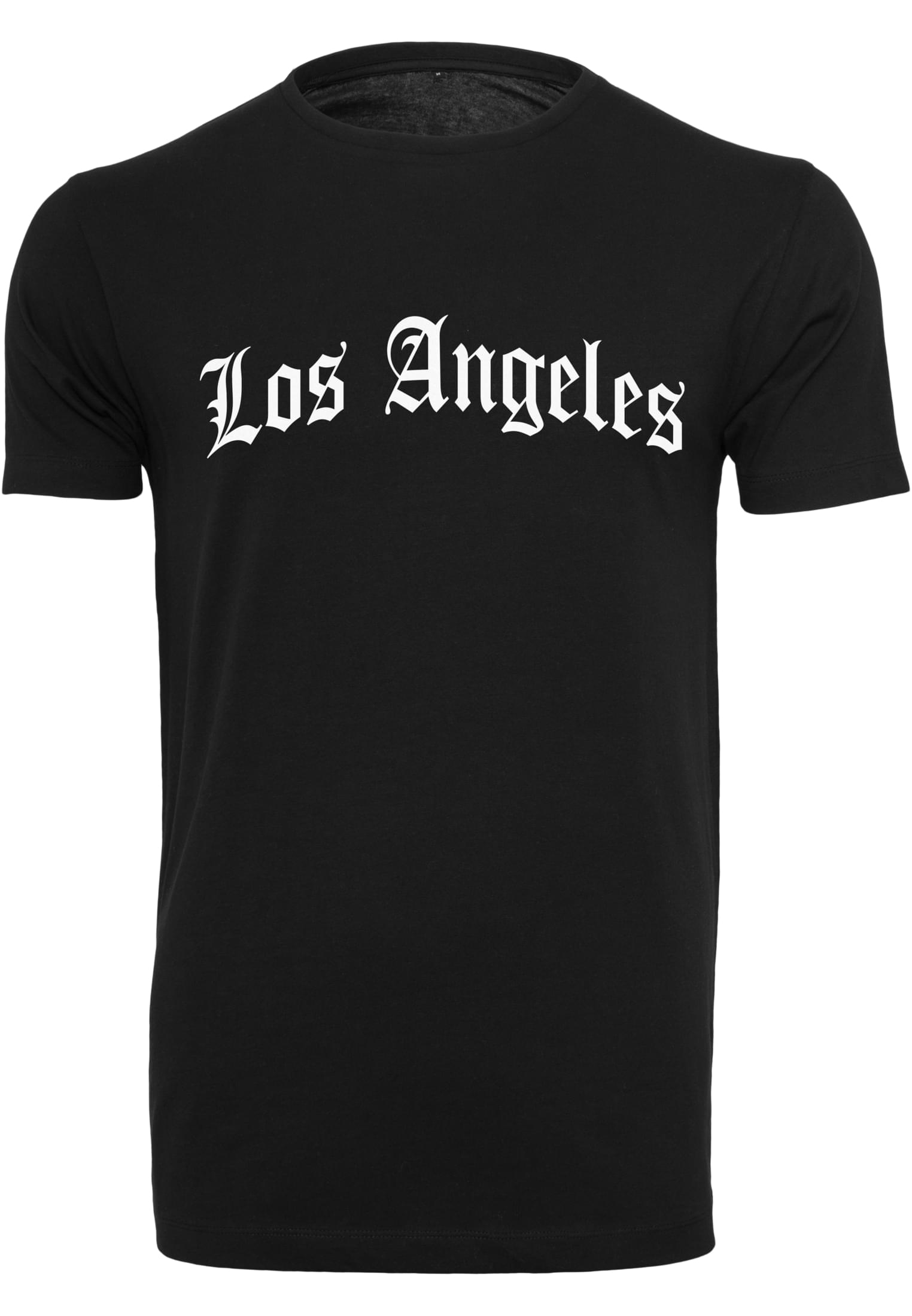 Los Angeles Wording Tee heather grey XXL - workoutbrands.com