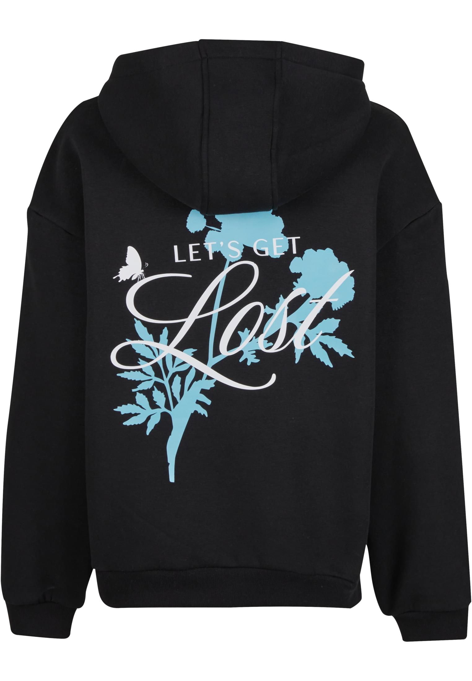 Lost Flowers Ladies Fluffy Hoody lightasphalt XXL - workoutbrands.com