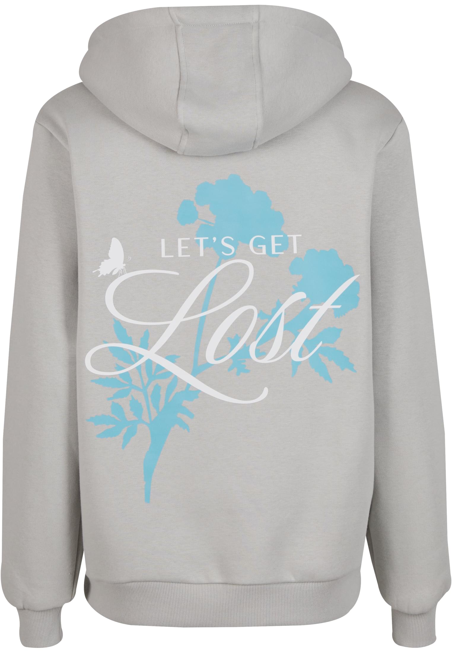 Lost Flowers Ladies Fluffy Hoody lightasphalt XXL - workoutbrands.com