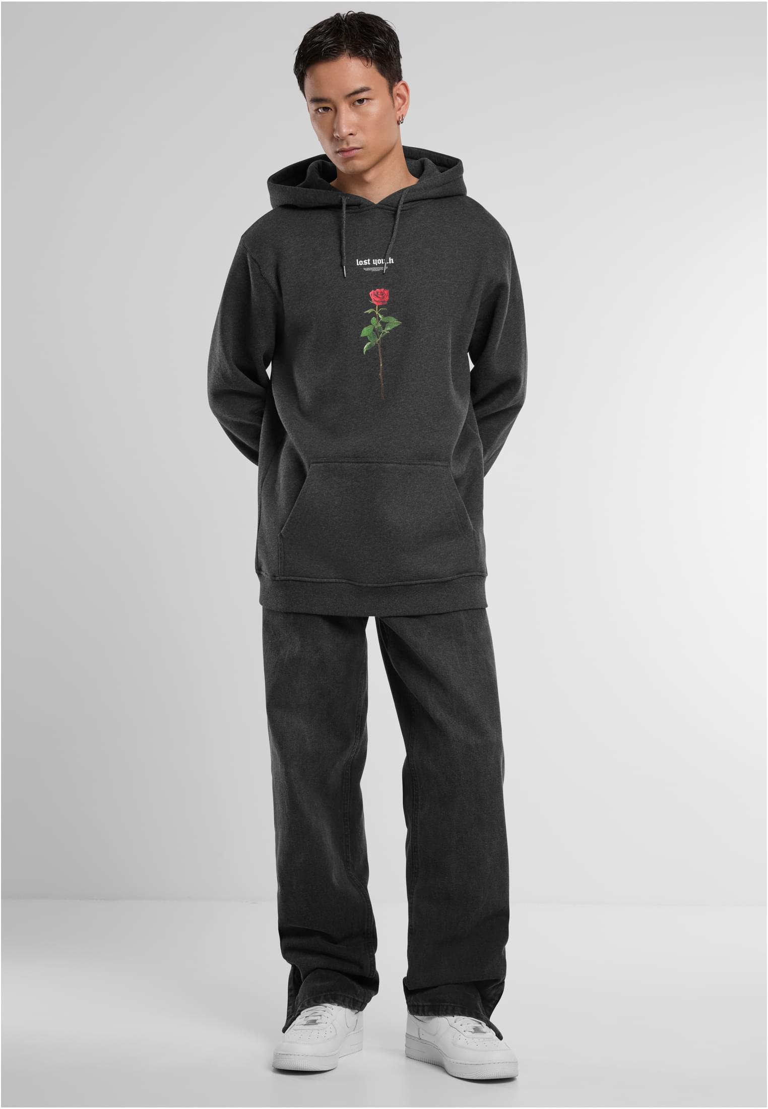 Lost Youth Rose Hoody olive XS - workoutbrands.com