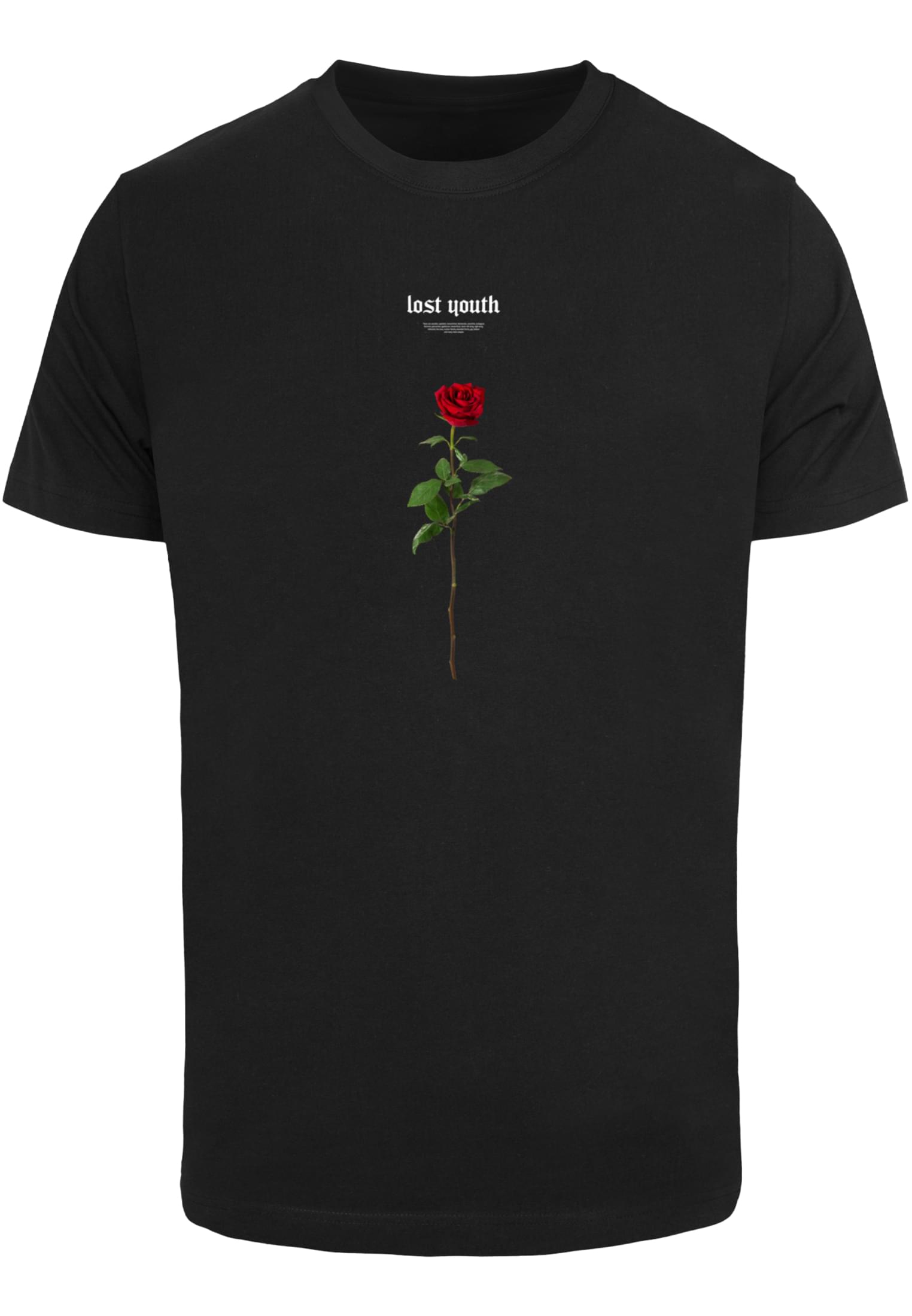 Lost Youth Rose Tee forest green 5XL - workoutbrands.com