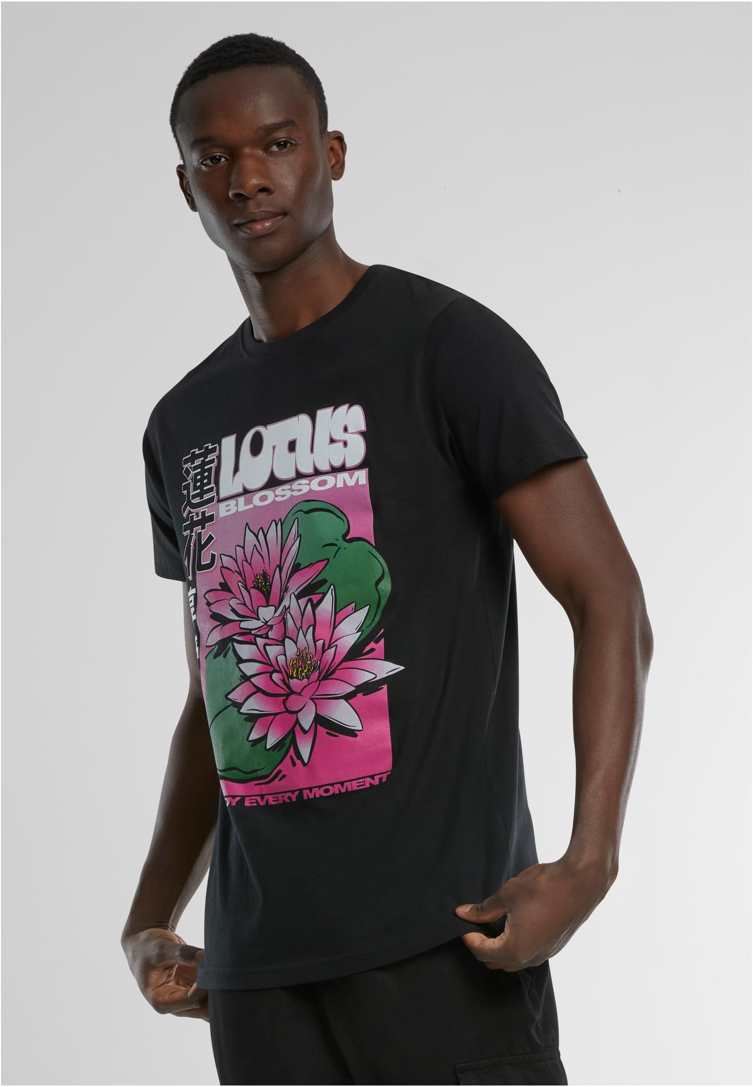 Lotus Flower Tee black XXL - workoutbrands.com