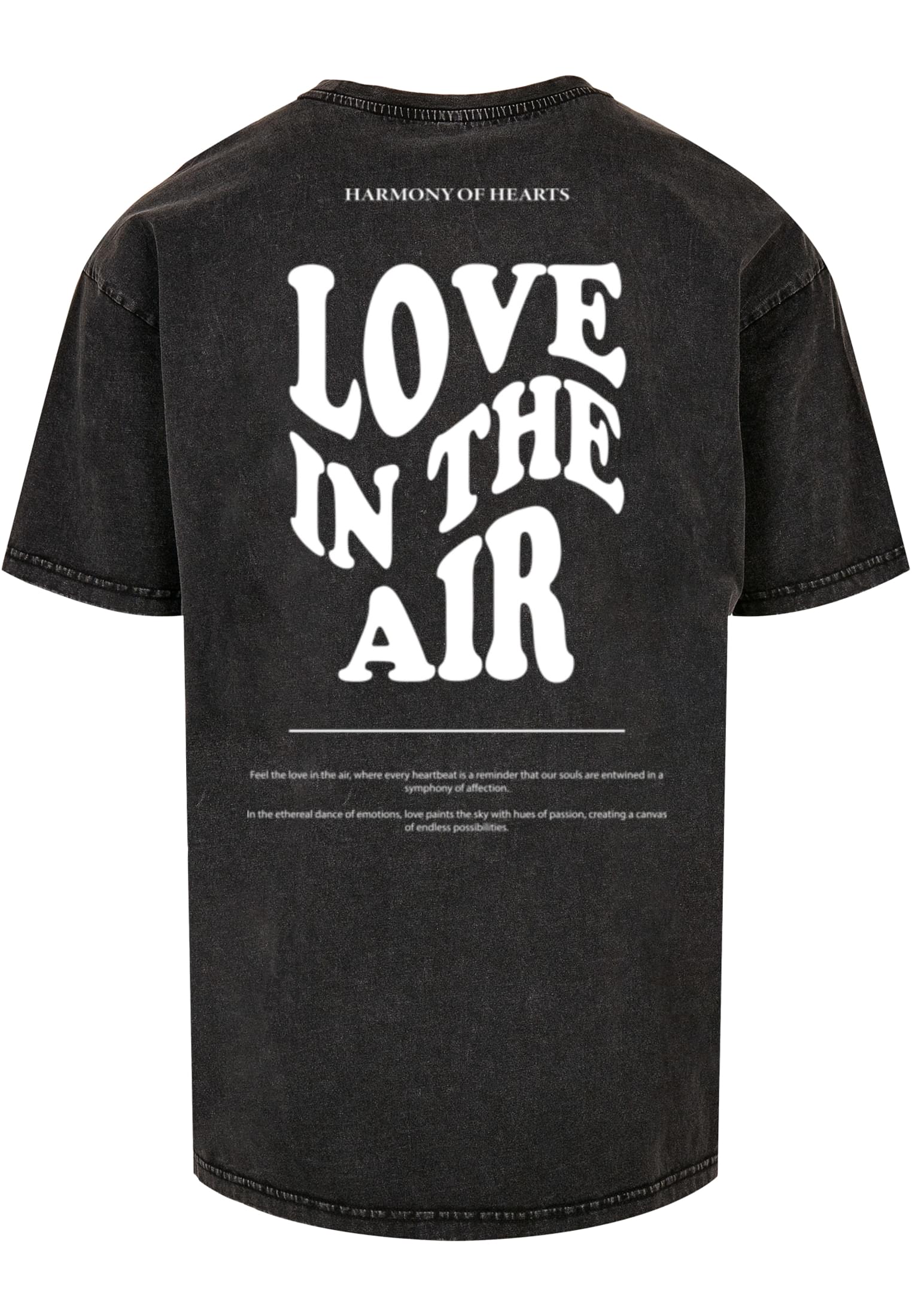 Love In The Air Acid Washed Heavy Oversize Tee darkkhaki XXL - workoutbrands.com