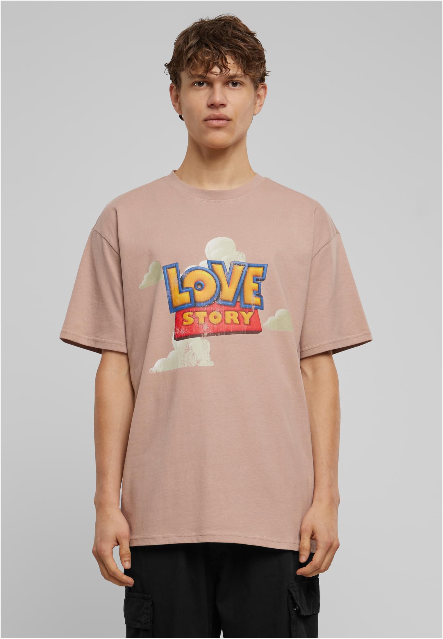 Love Story Heavy Oversize Tee duskrose XXL - workoutbrands.com