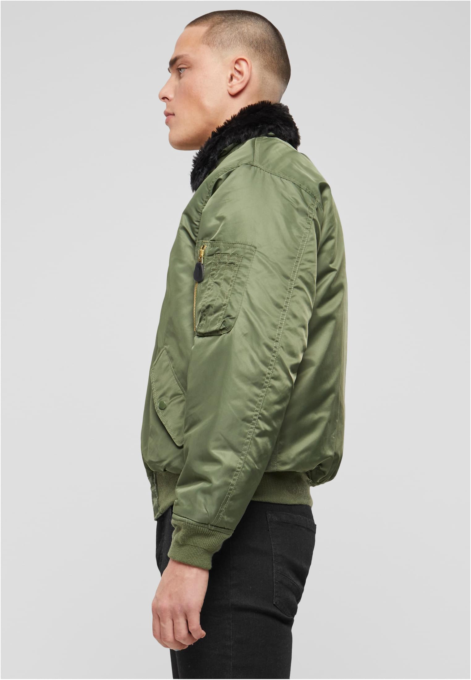 MA2 Jacket Fur Collar olive XXL - workoutbrands.com