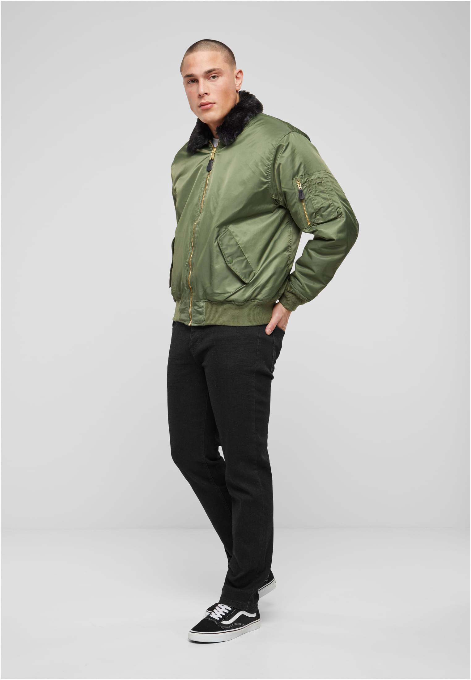 MA2 Jacket Fur Collar olive XXL - workoutbrands.com