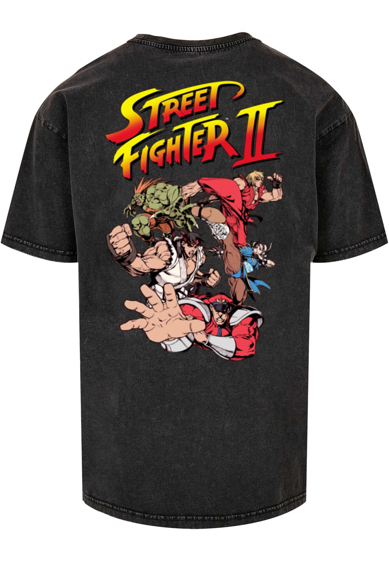 MC Streetfighter II Roster Oversize T-shirt
