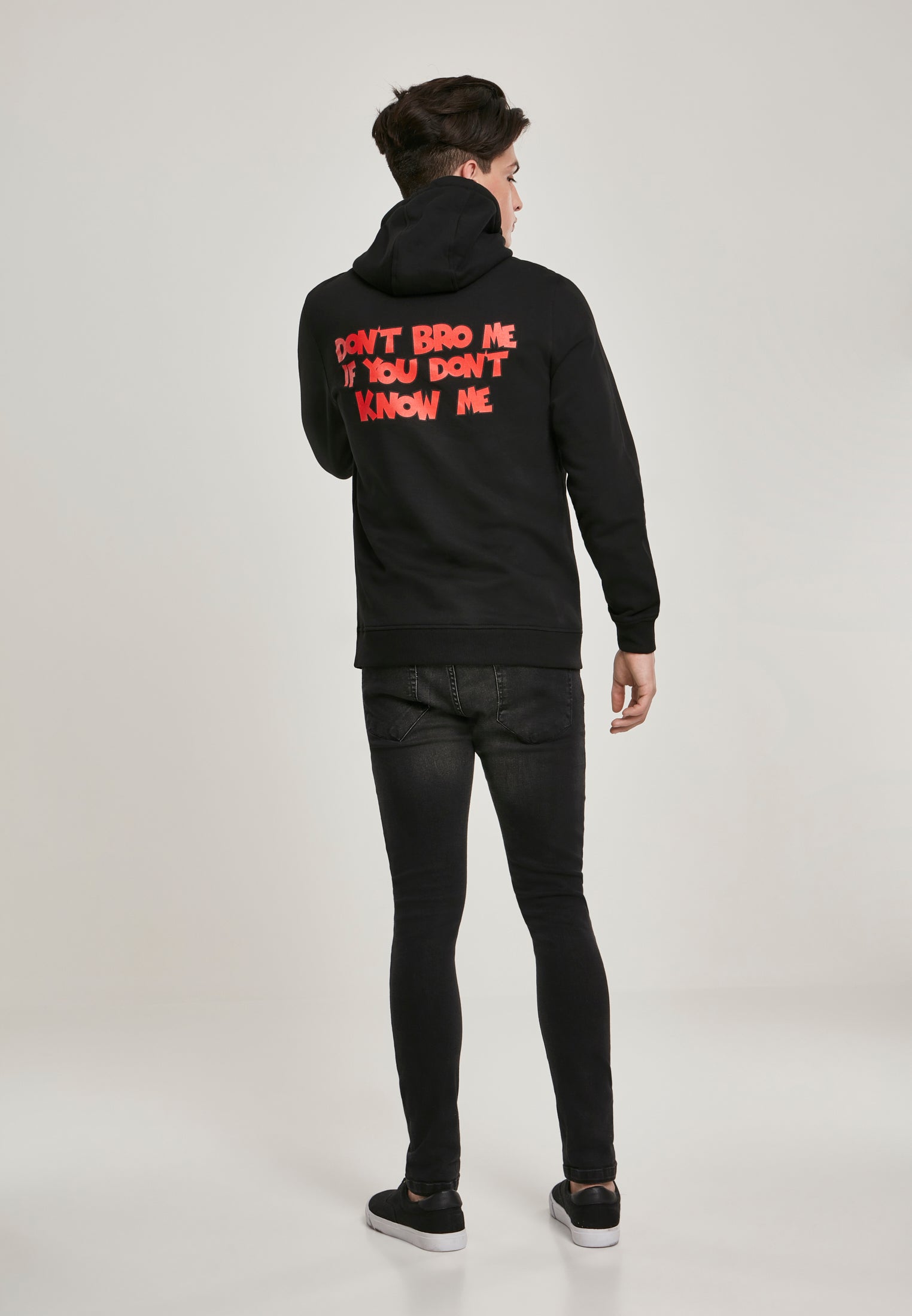 Felpa con cappuccio Popeye Don't Bro Me nera XXL