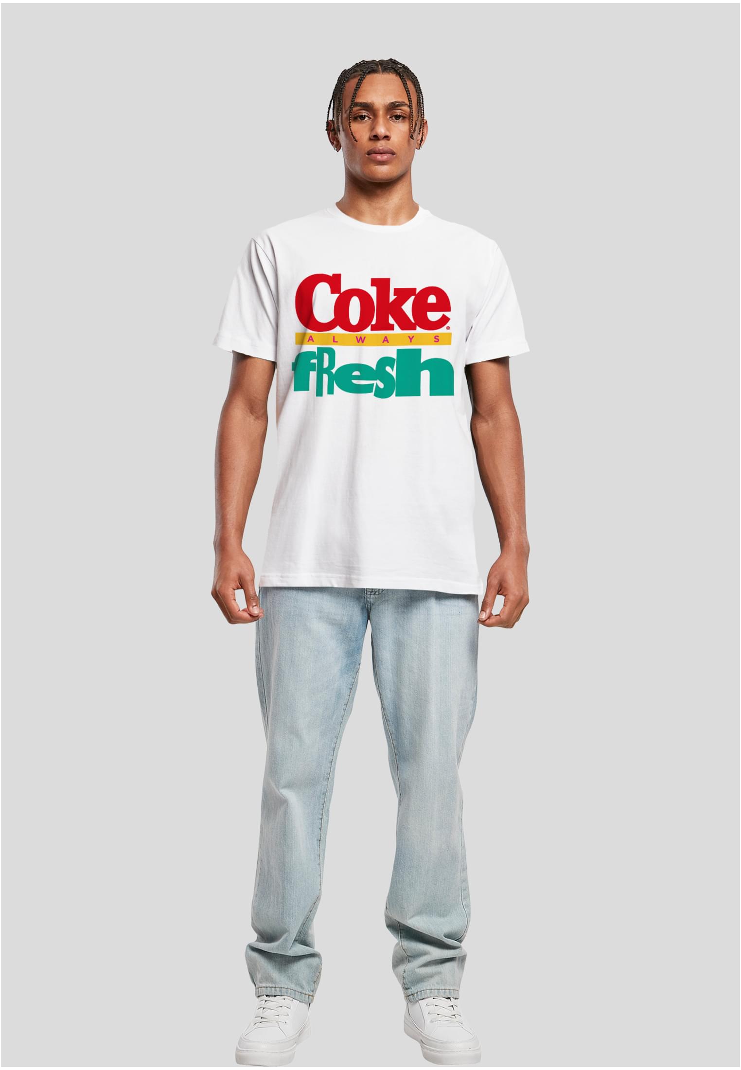 Coca Cola 90's Logo wit XXL