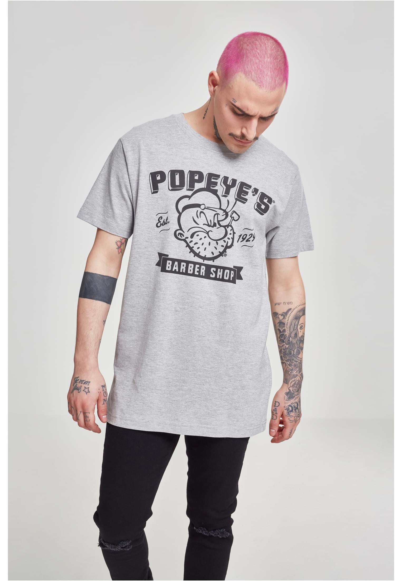 MC Popeye Barber Shop Tee - workoutbrands.com