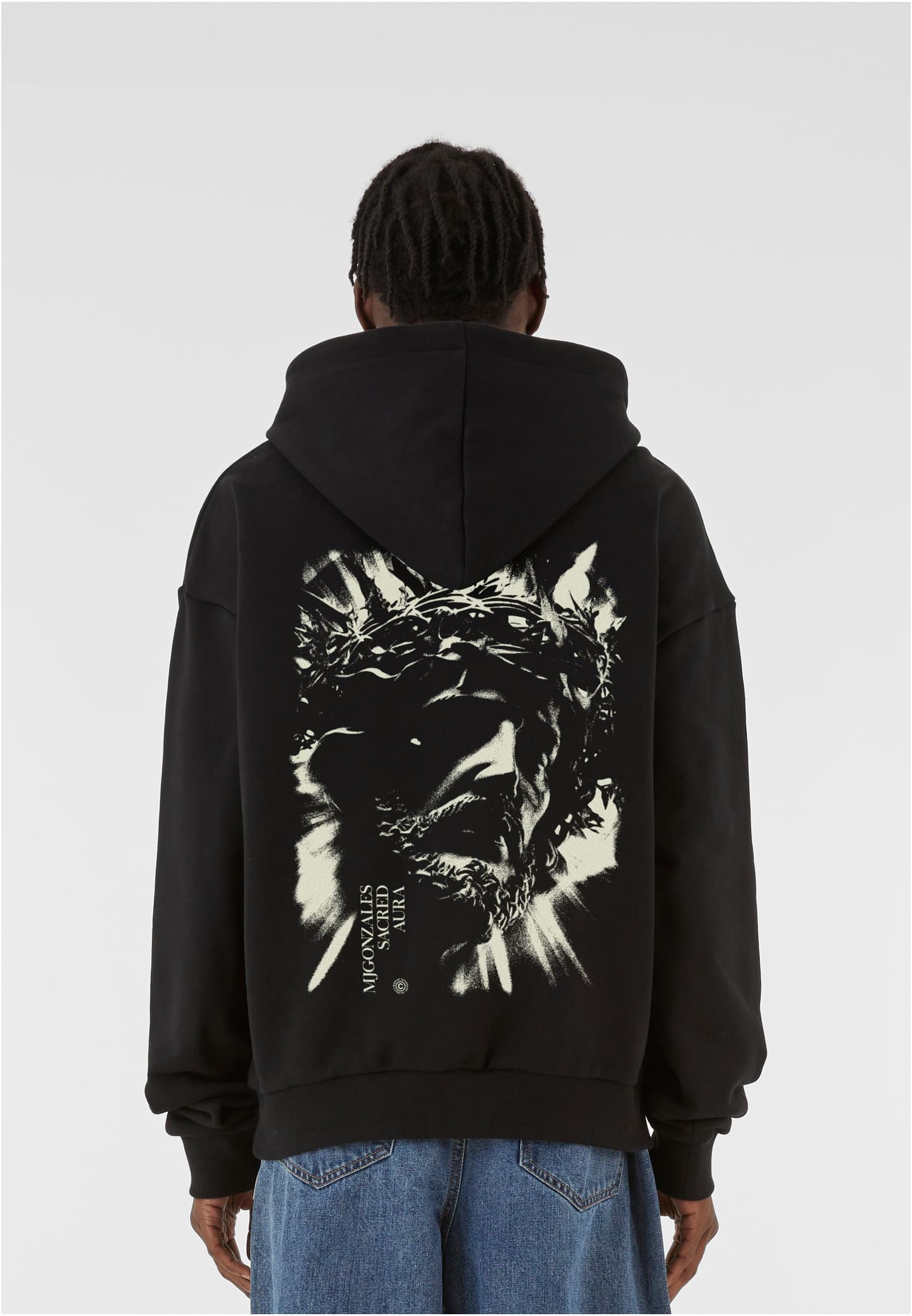 MJG JESUS x MJG HEAVY OVERSIZED HOODY