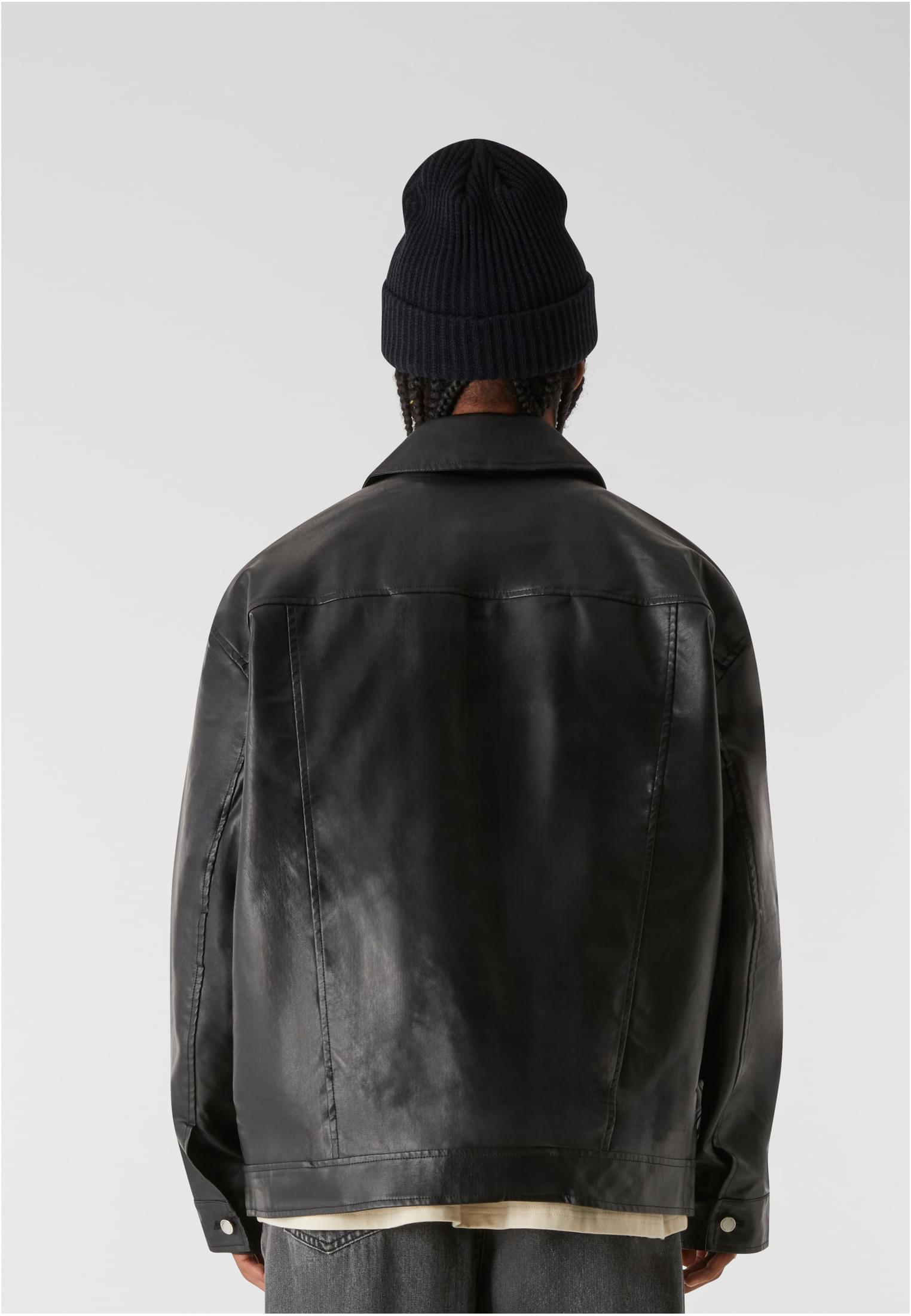 MJG IMITATION LEATHER JACKET