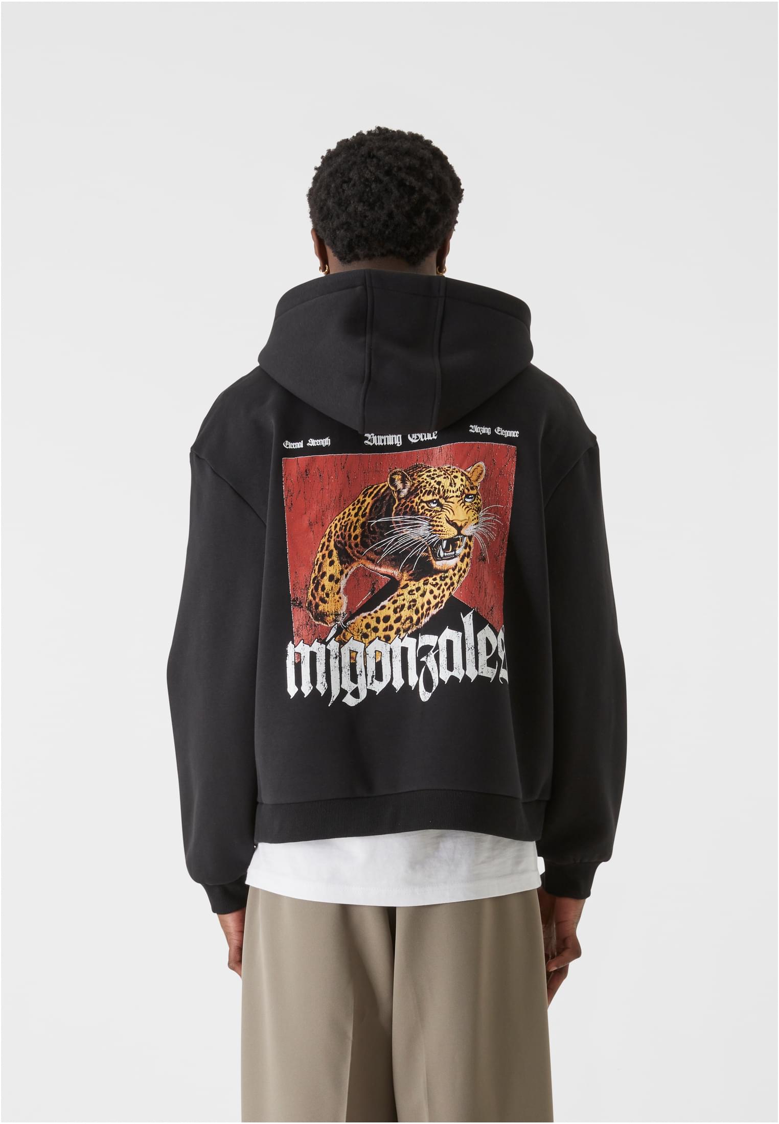 MJG Heavy Oversized Hoody Savage Leopard