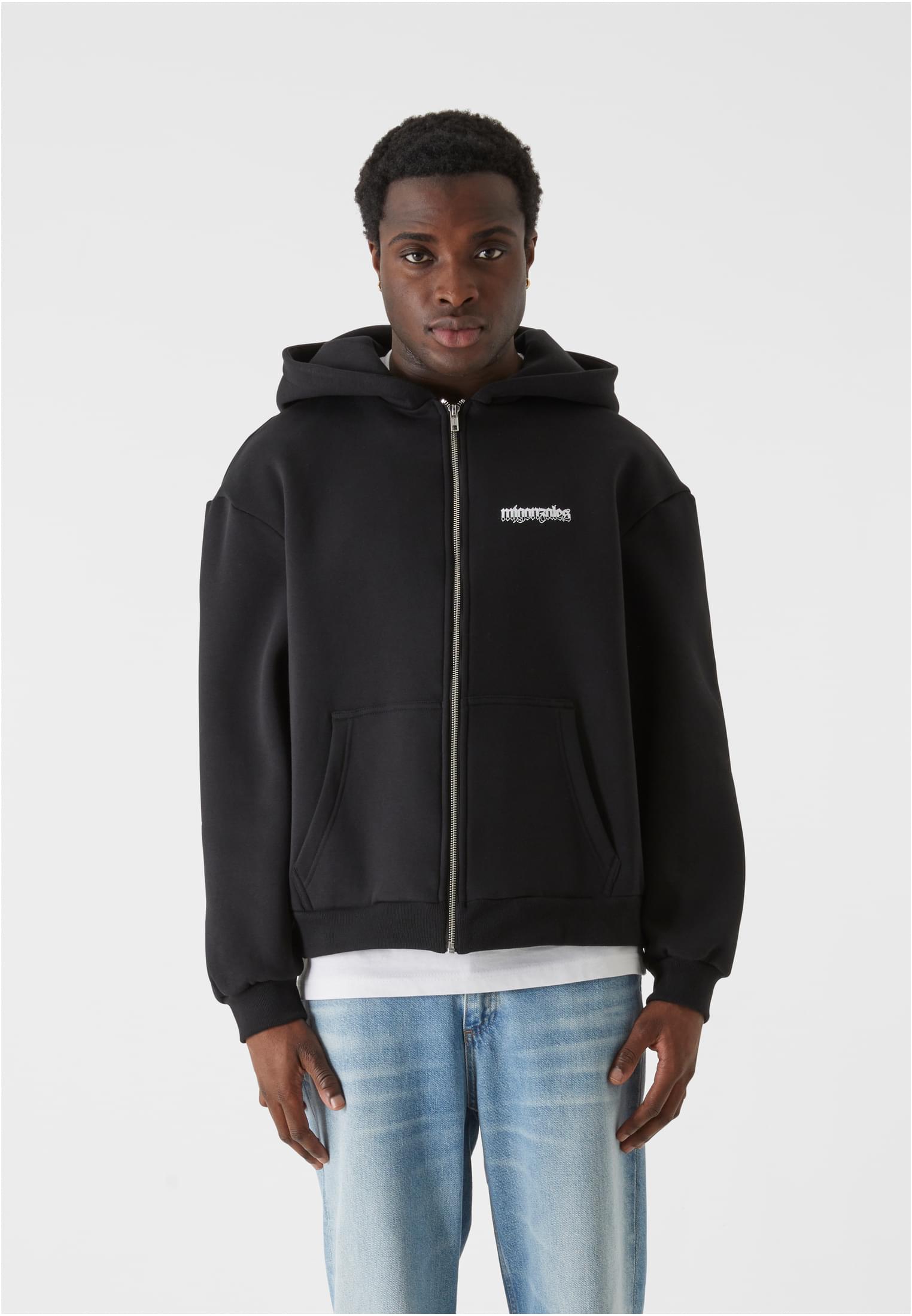 MJG Heavy Oversized Zip Hoody - Burning Wings