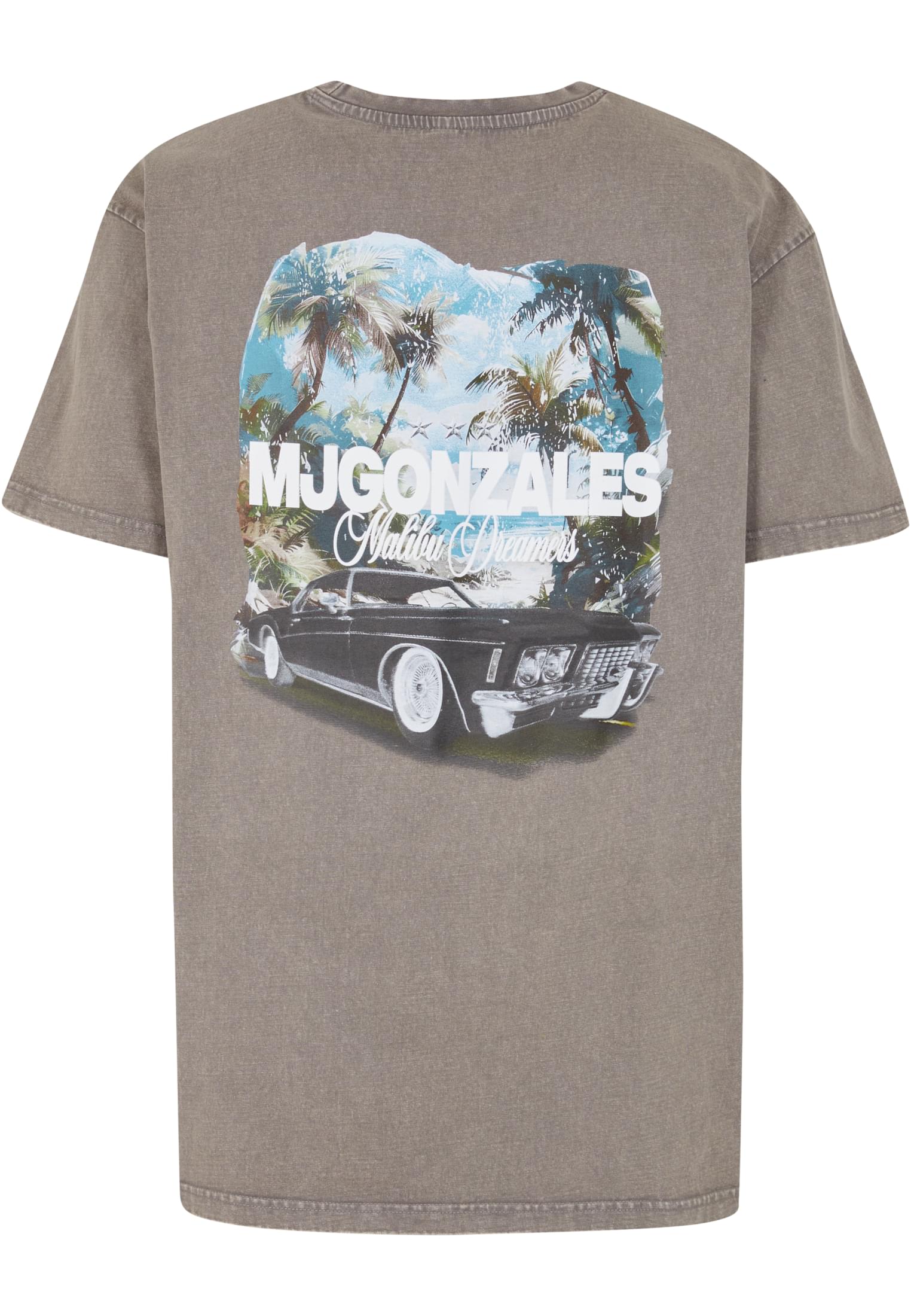 MJG Heavy Oversized Acid Washed Tee Malibu Dreamers