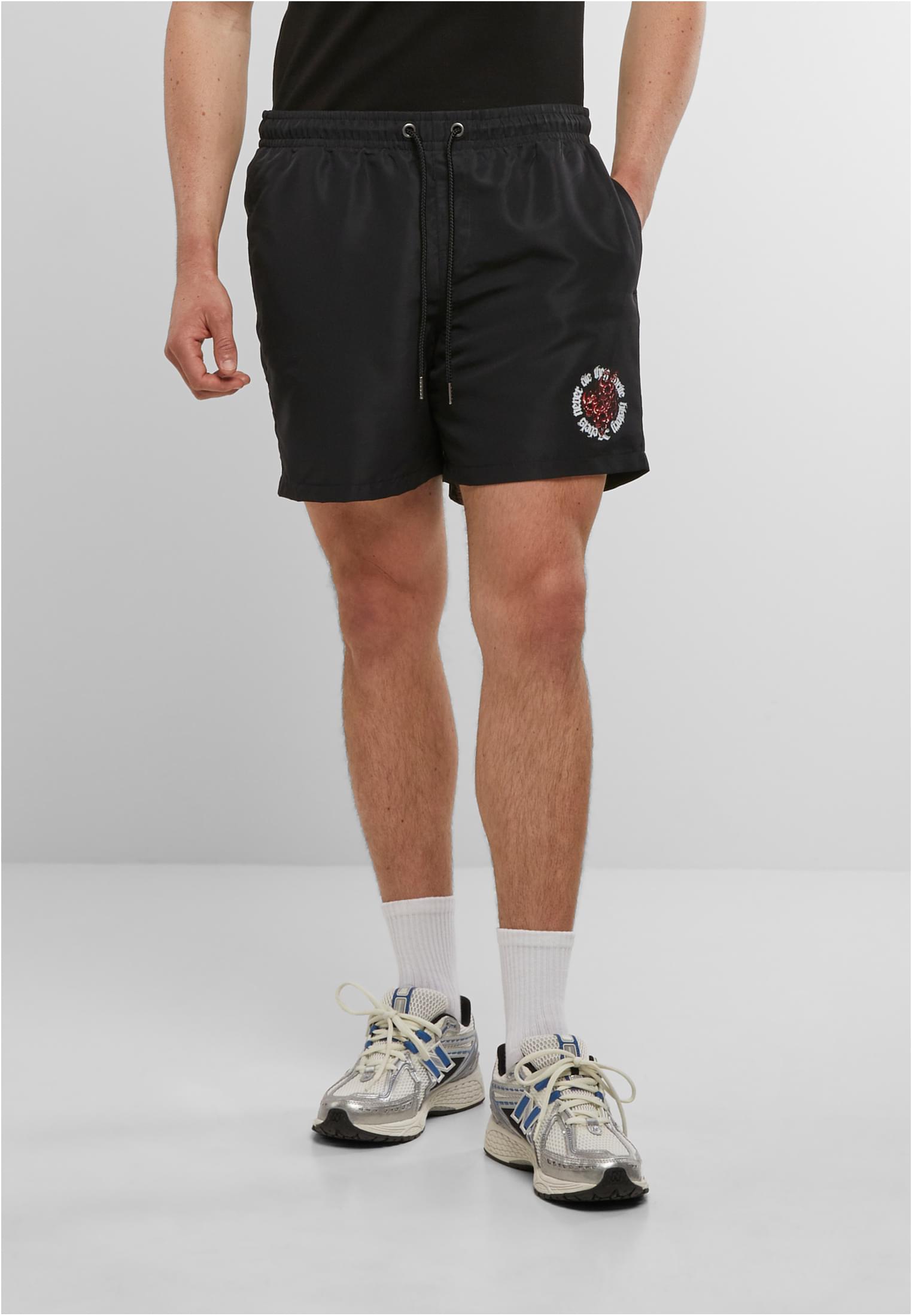 MJG Swim Shorts Rebels Never Die Black