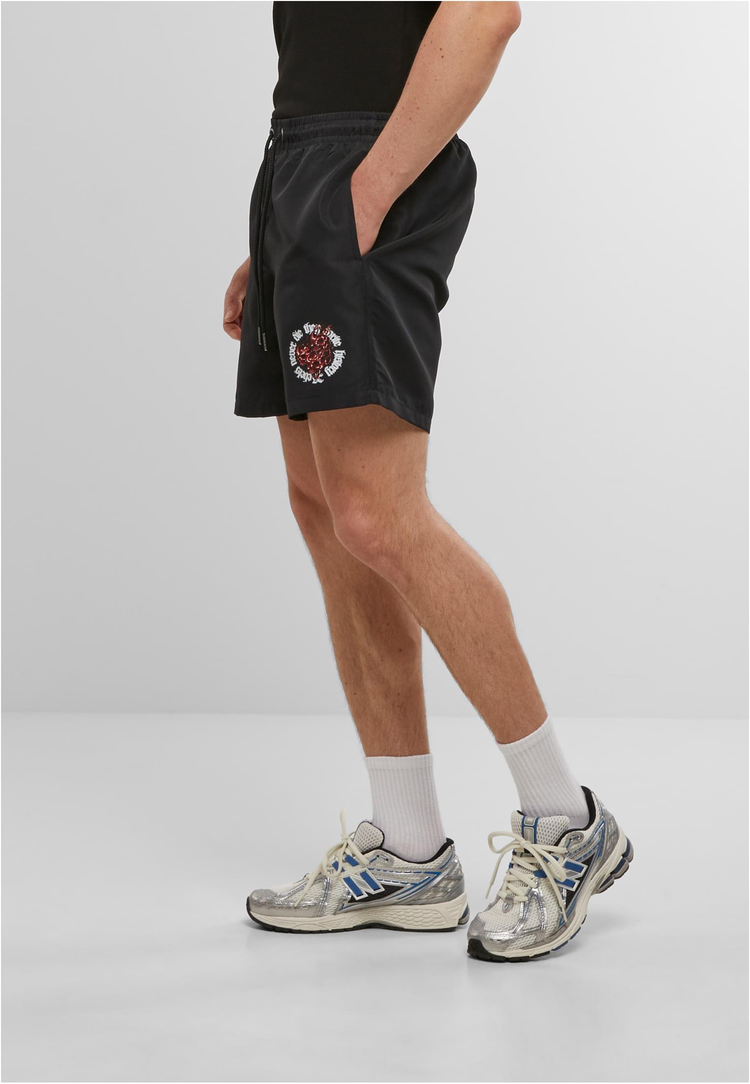 MJG Swim Shorts Rebels Never Die Black