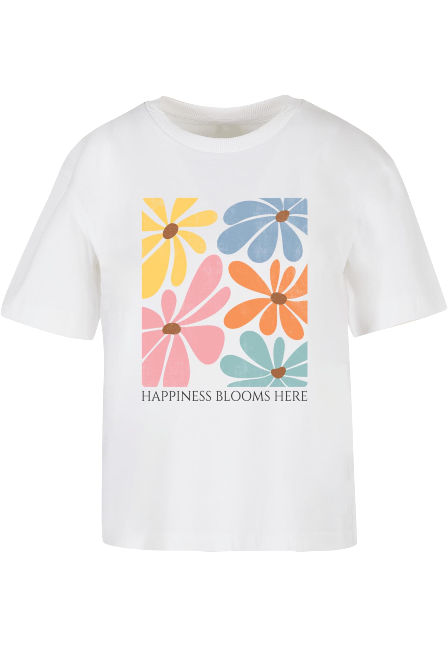 Ladies Happiness Blooms Here Tee lightmint XXL