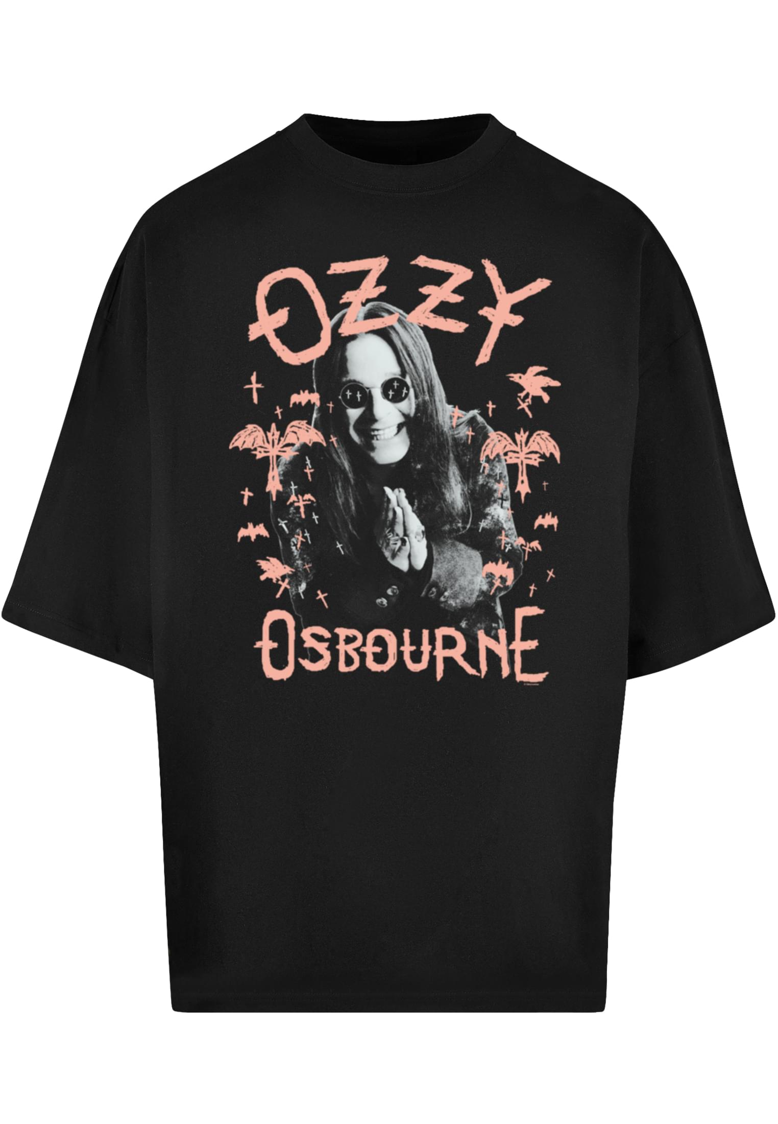 MC Ozzy Osbourne - Pink Bat Huge Tee