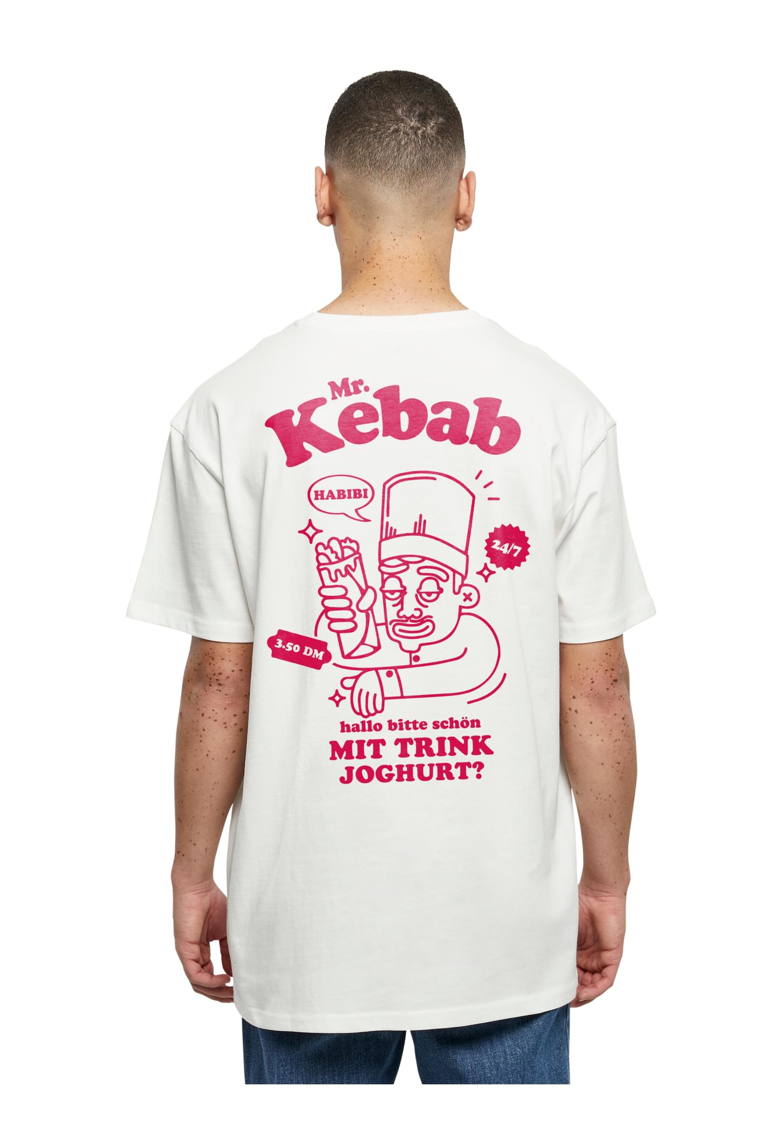 MR KEBAB Heavy Oversize Tee blancwhite XXL - workoutbrands.com