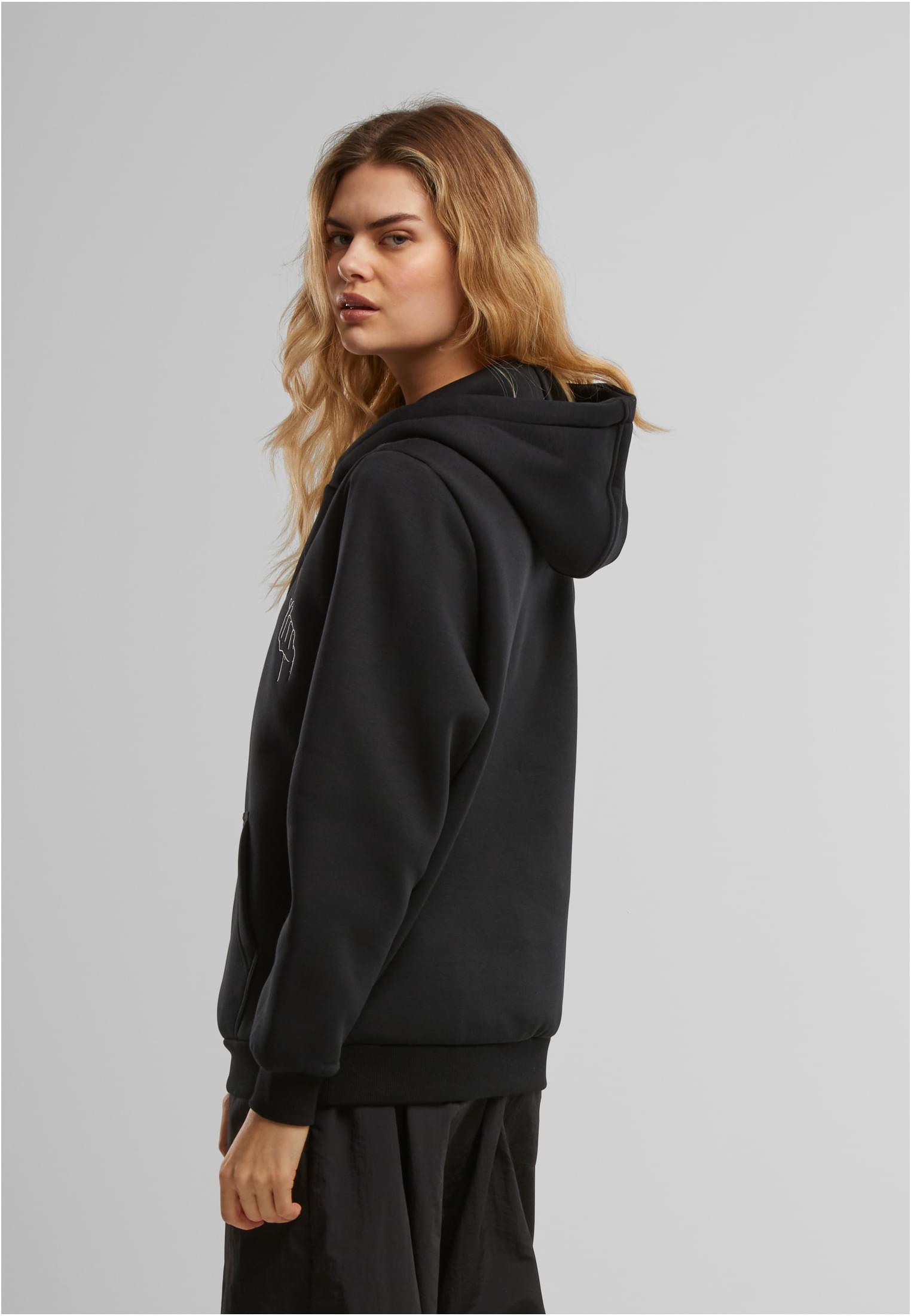 Felpa con cappuccio soffice MT K Heart EMB