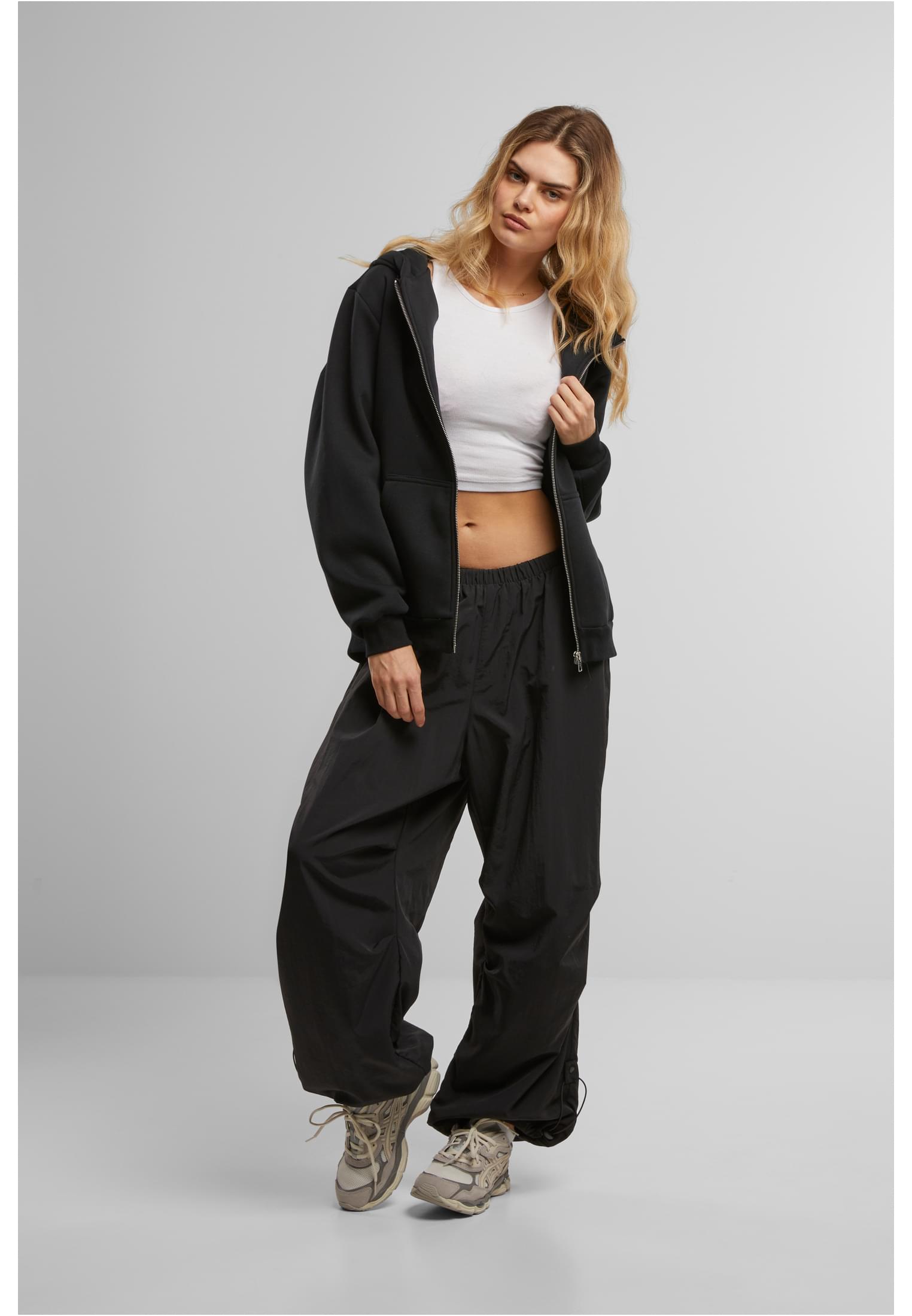 MT Peace Sign EMB Fluffy Zip Hoody