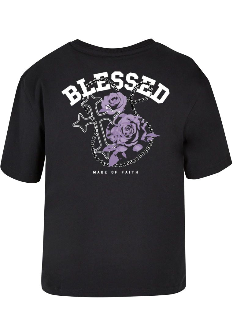 Maglietta Blessed Roses nera XXL