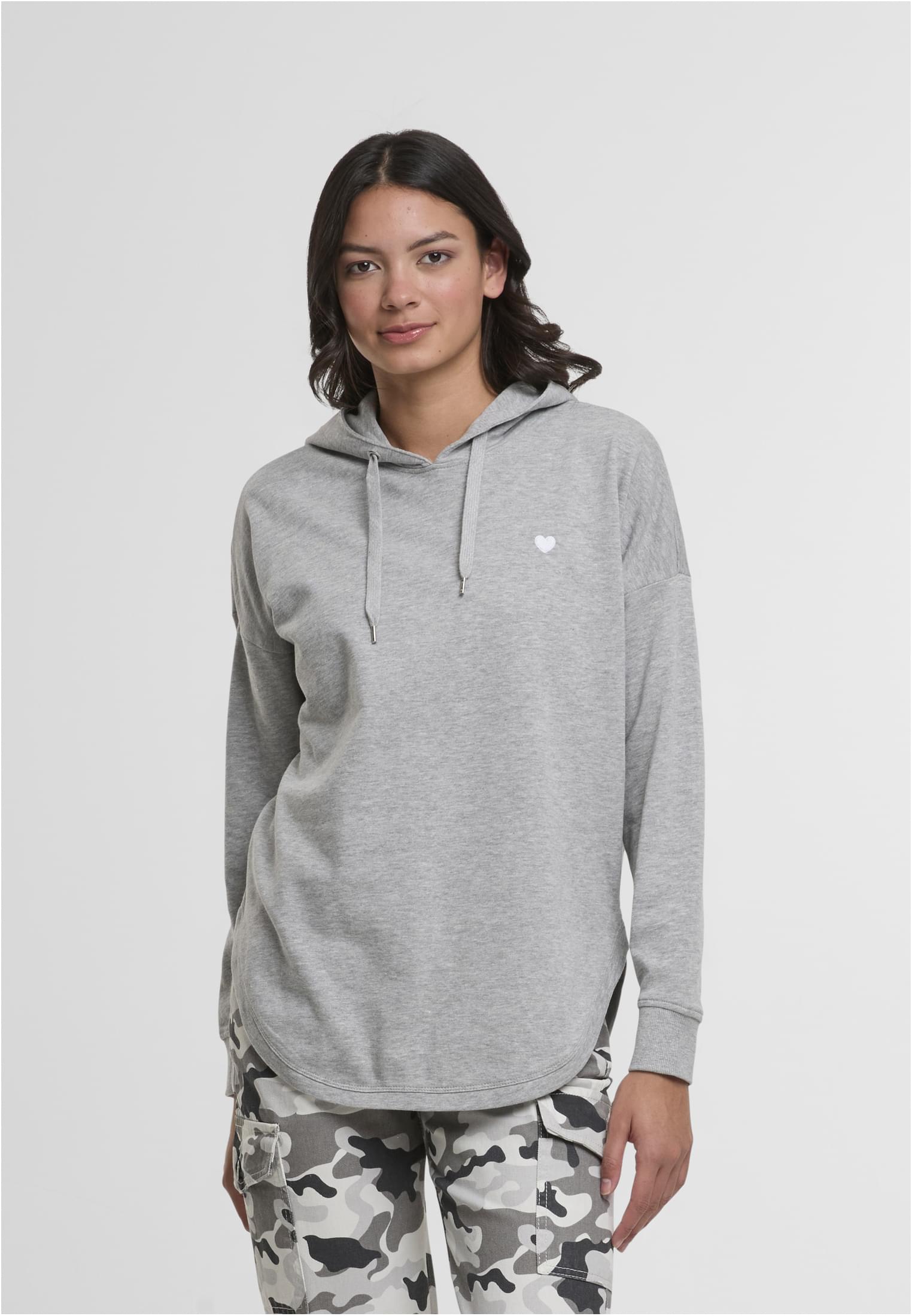 MT Heart EMB Ladies Oversized Hoody
