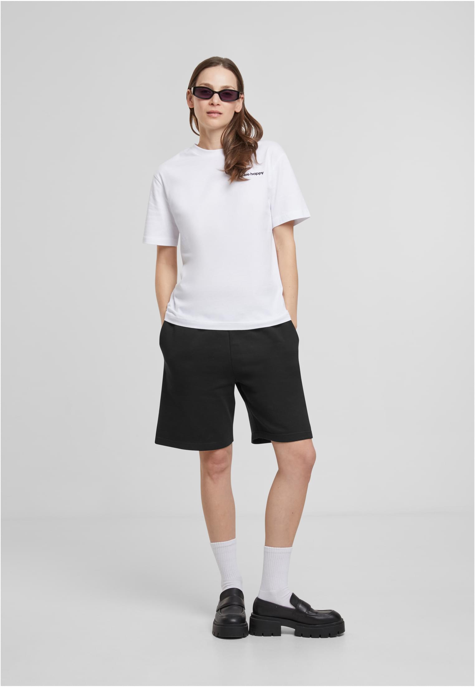 Tričko MT Be Happy s textem EMB