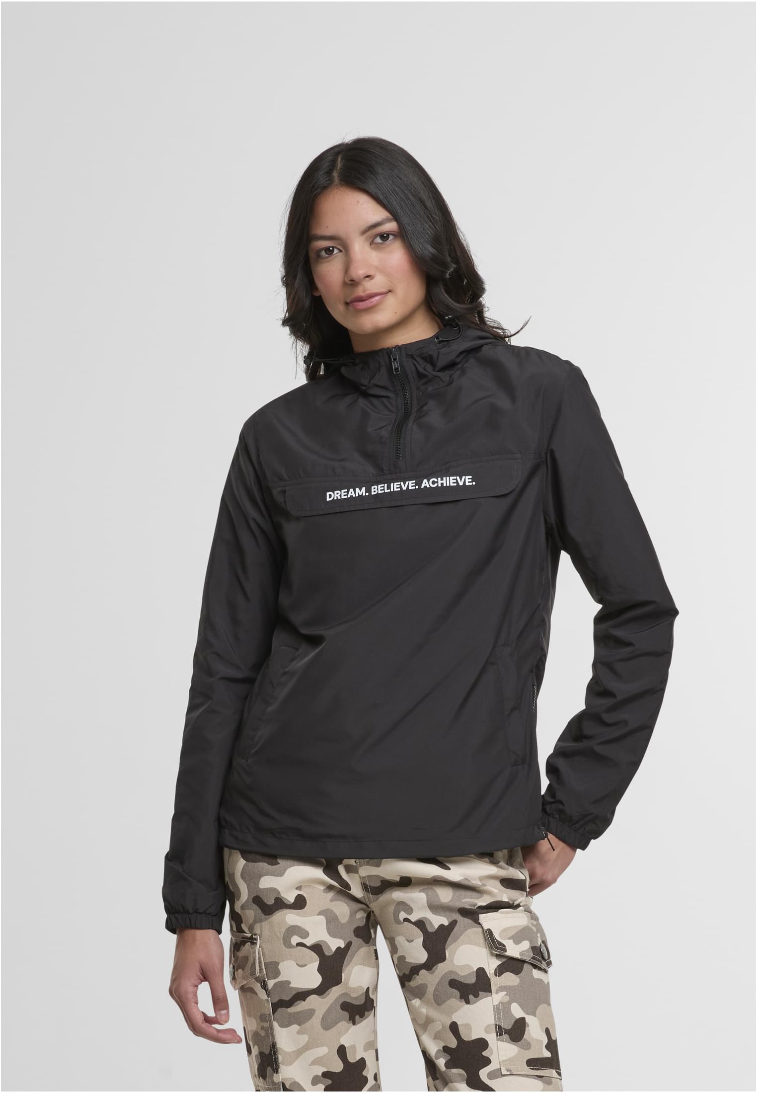 MT Dream Believe Achieve Ladies Basic Pull Over Jacket