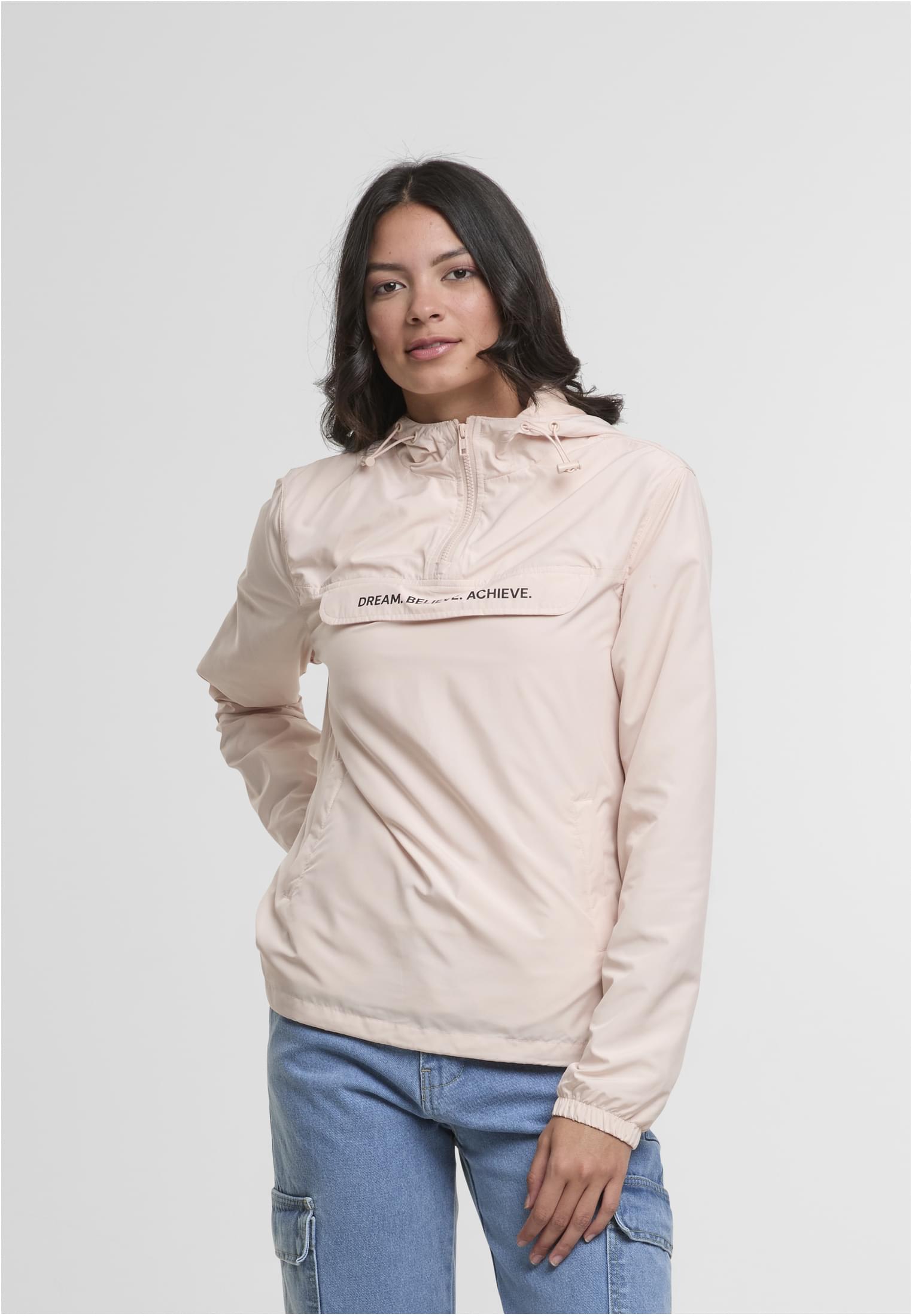 MT Dream Believe Achieve Ladies Basic Pull Over Jacket