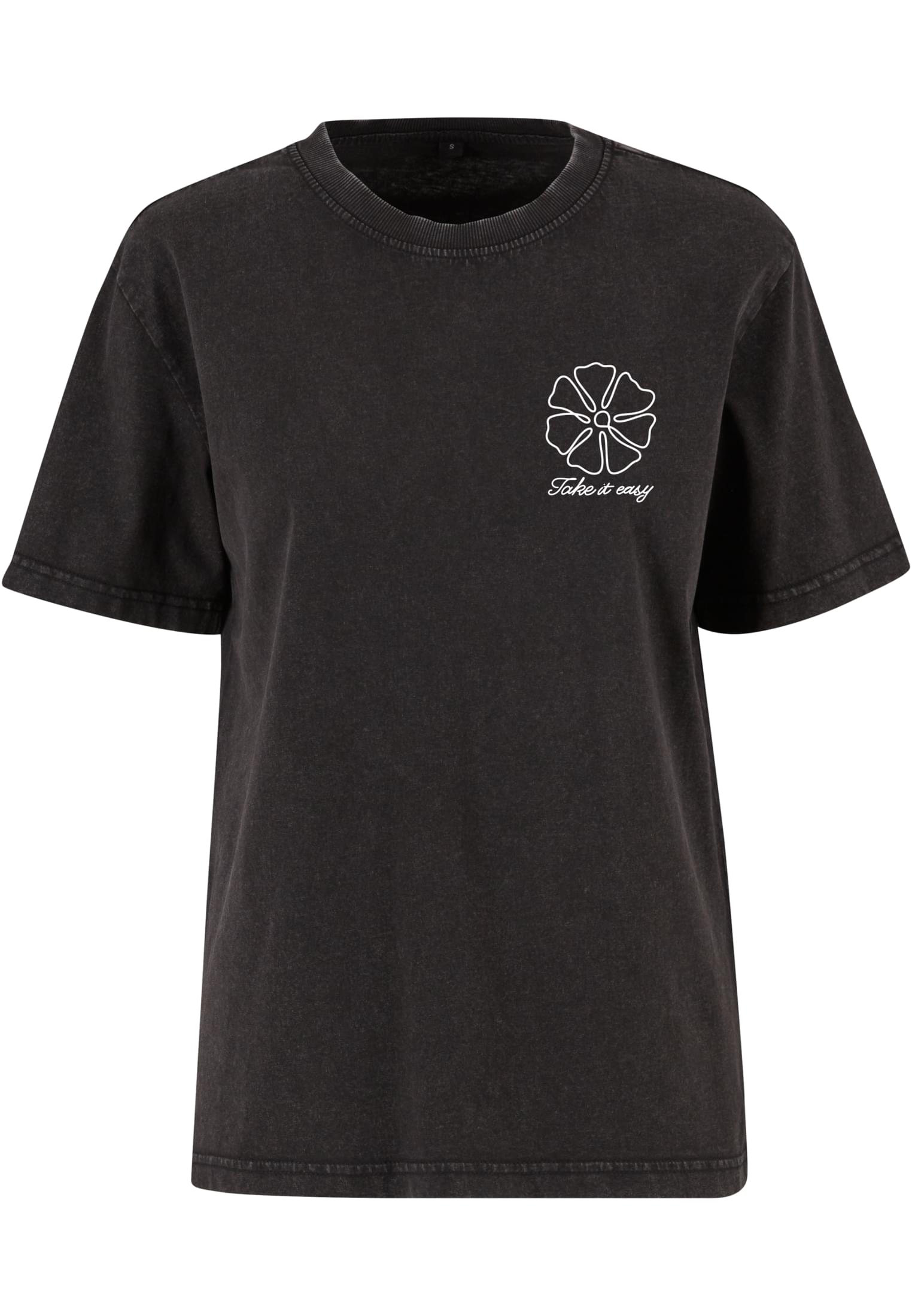 MT One Line Flowers Ladies Vintage Everyday Tee