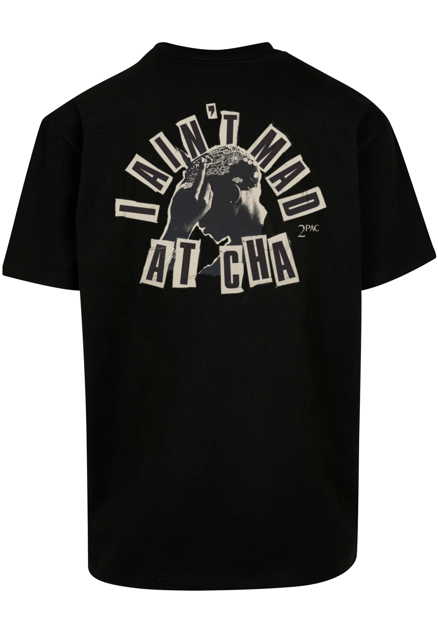 2Pac non sono arrabbiato con te Oversize Tee nera XXL