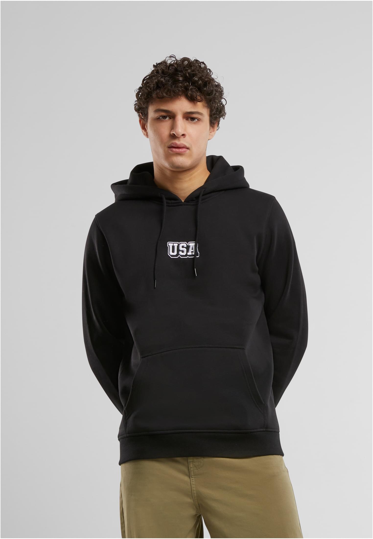 MT USA College Wording Patch majica s kapuljačom