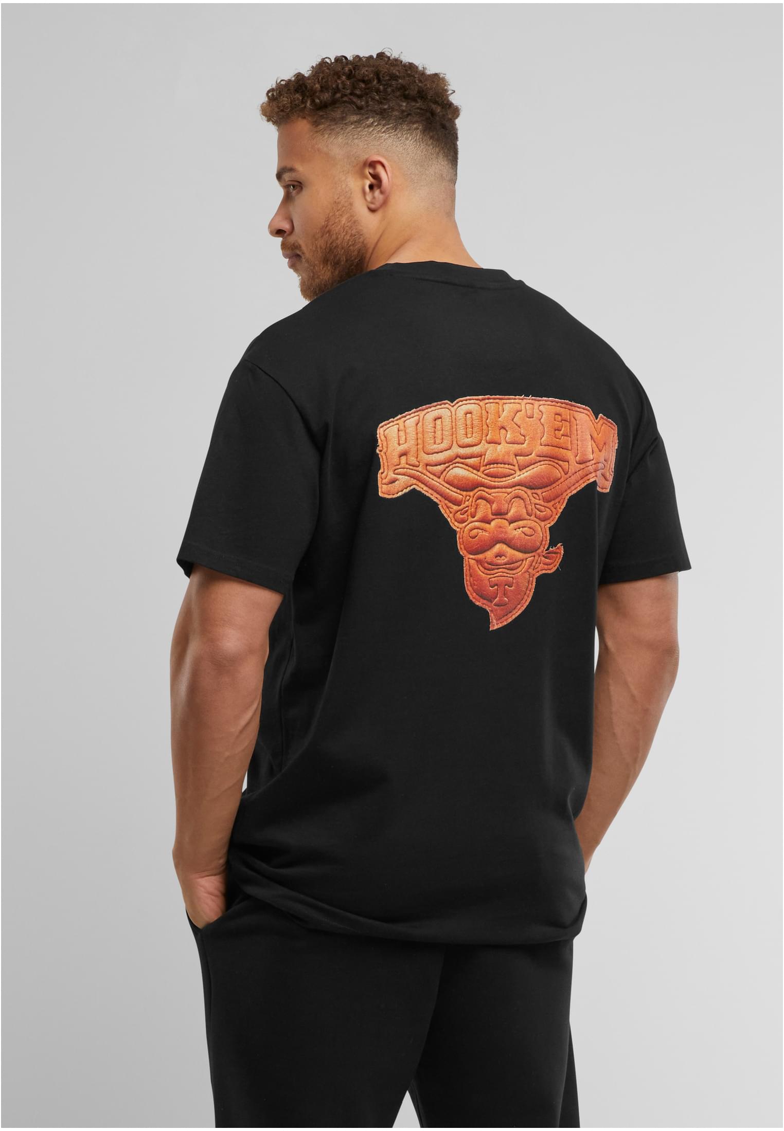 Texas Longhorns Deri Büyük Boy Tişört siyah XXL