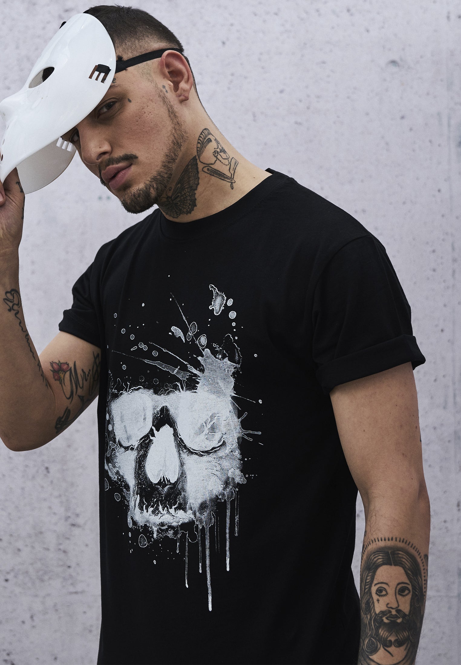 MT Waterpaint Skull Tee
