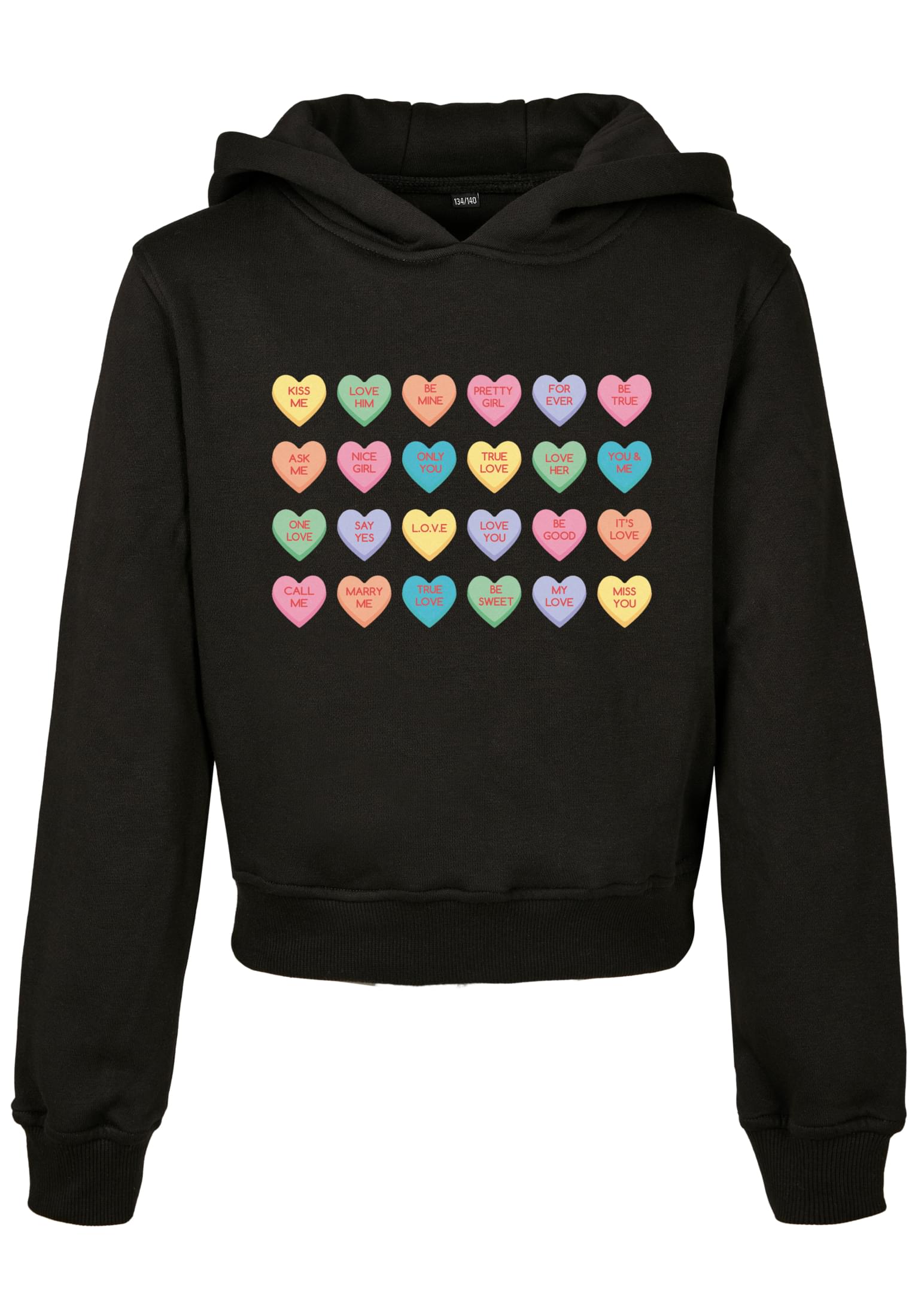 Felpa con cappuccio corta MT Kids Sweet Heart Candy