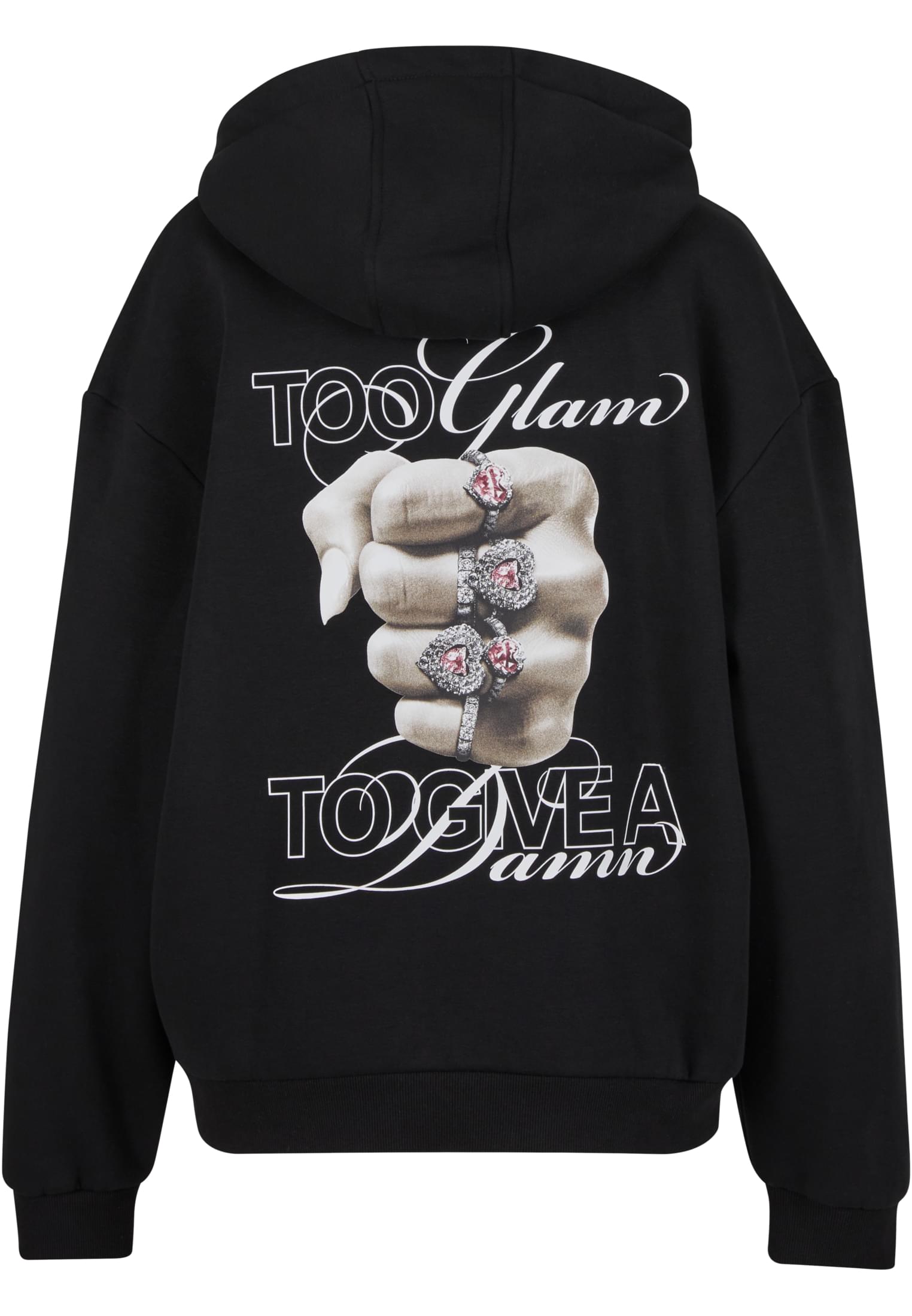MT Give A Damn Ladies Fluffy Hoody - workoutbrands.com