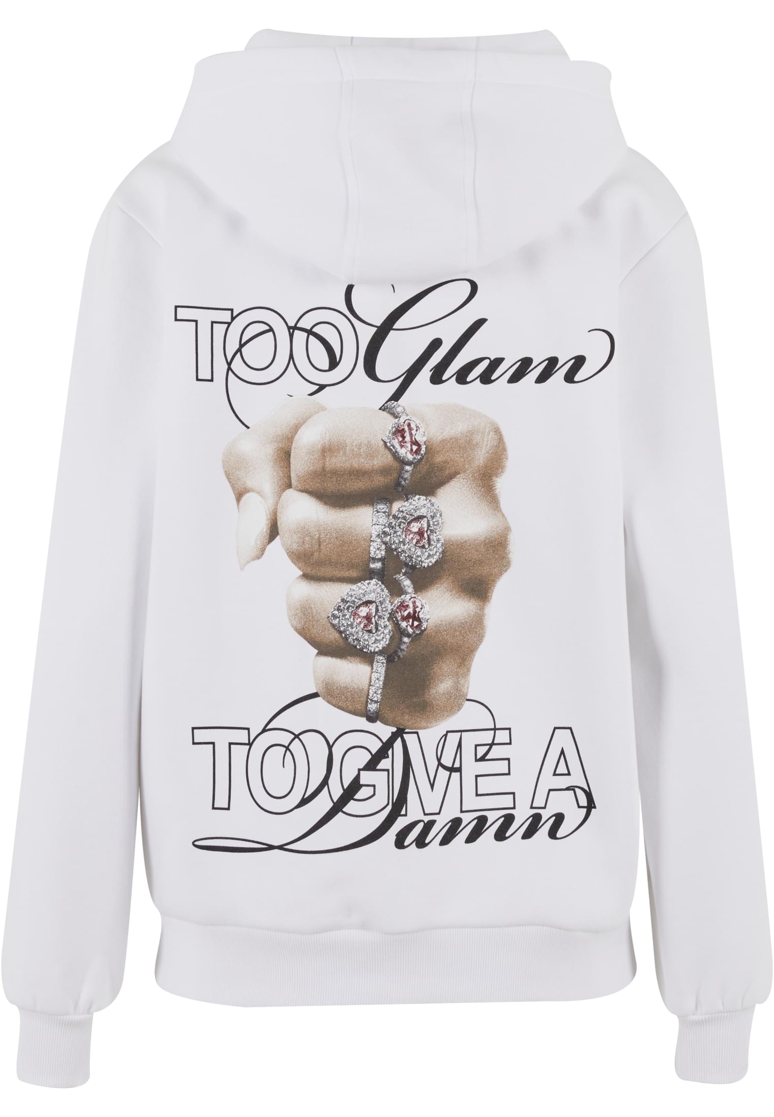 MT Give A Damn Ladies Fluffy Hoody - workoutbrands.com