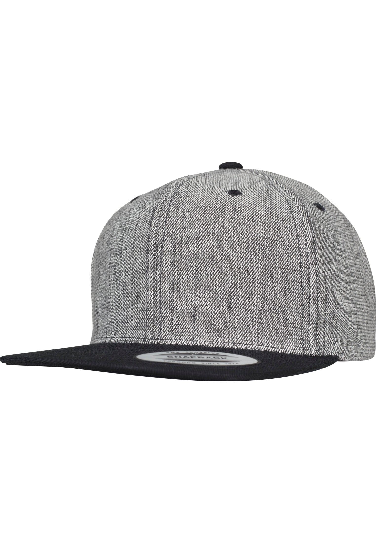 Melange Solid Snapback One Size - workoutbrands.com