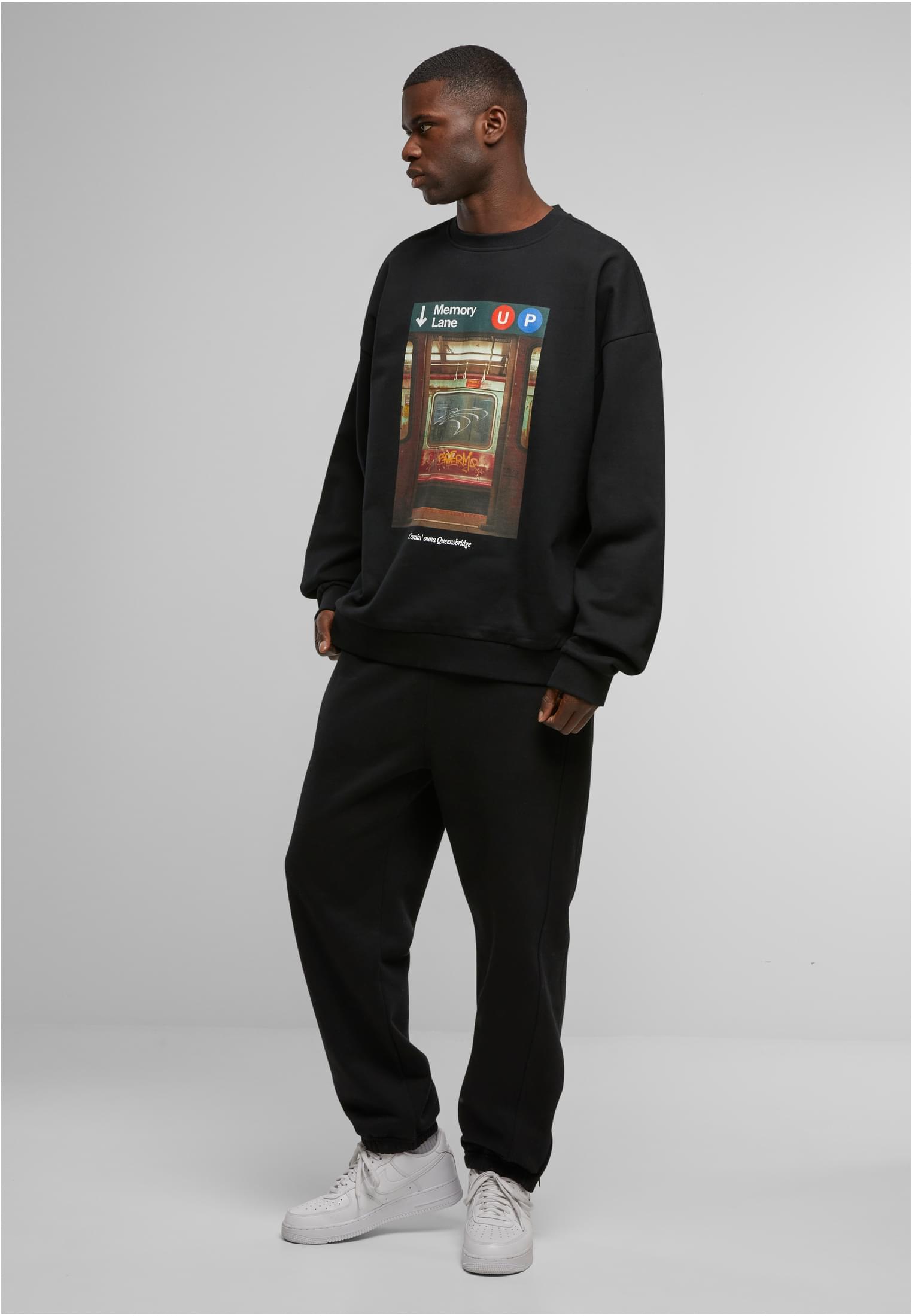 Memory Lane Oversize Crewneck black XXL - workoutbrands.com